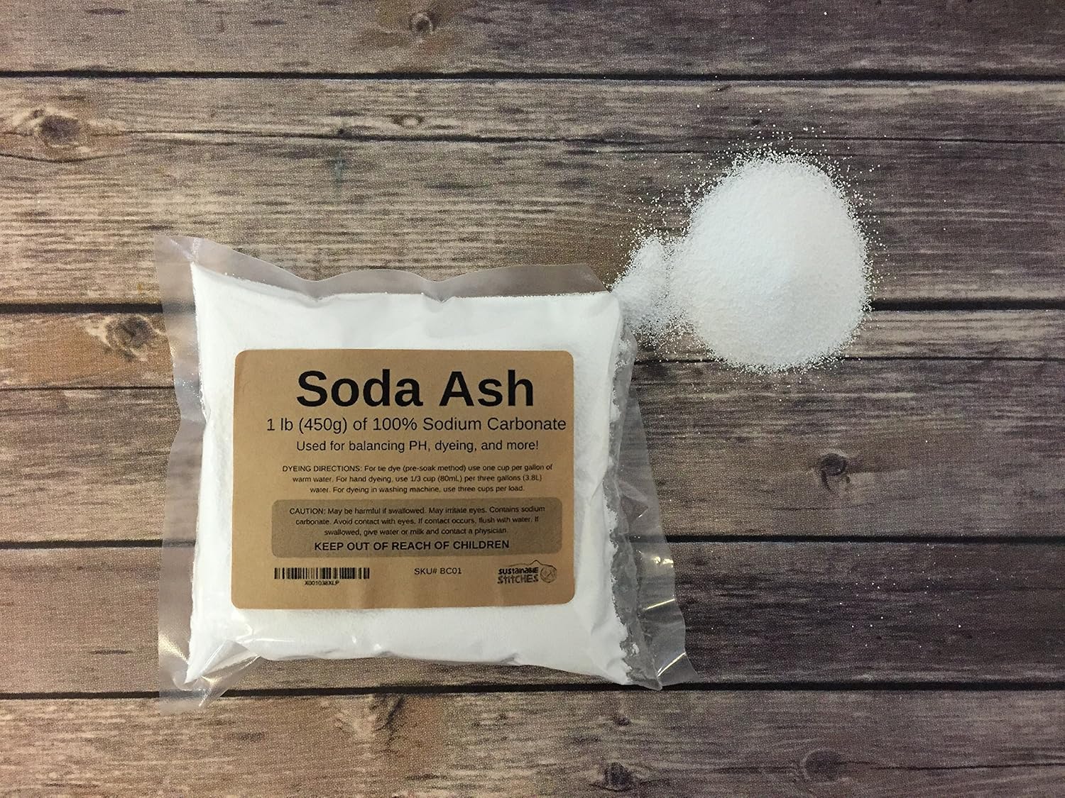 Soda Ash - 1 Pound