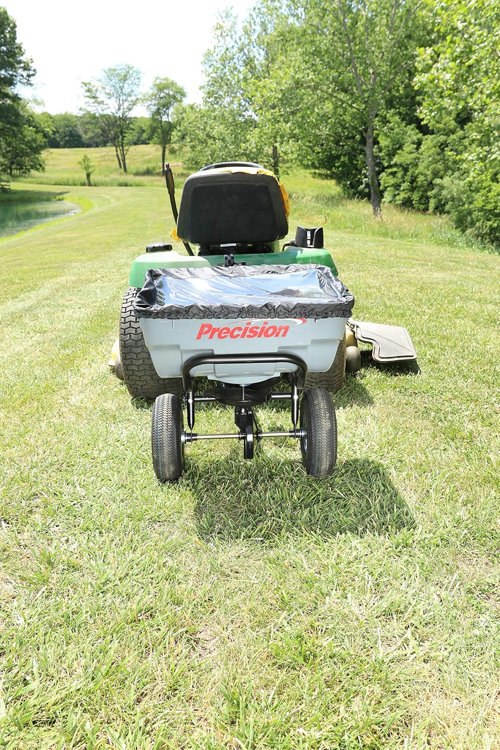 100-Pound Capacity Tow-Behind Semi-Commercial Broadcast Spreader TBS4500PRCGY