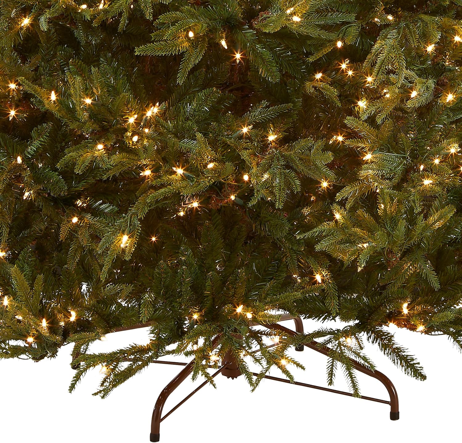 National Tree Company 7.5ft Pre-Lit Fraser Grande Artificial Christmas Tree | 1,000 Clear Lights, 3,719 Tips, Includes Stand, Green