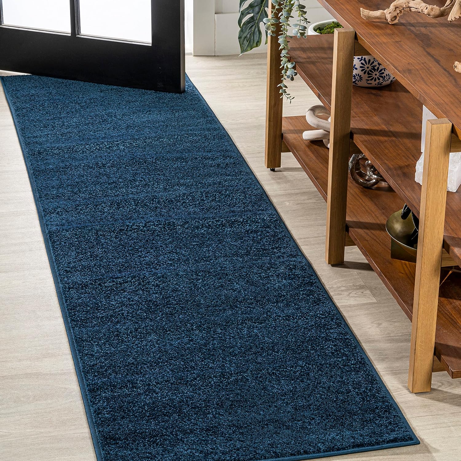 JONATHAN Y Haze Solid Low-Pile Brown Indoor Area Rug 8x10, Coastal, Bohemian, Minimalist, Classic, Easy-Cleaning for Living Room, Bedroom, Kitchen