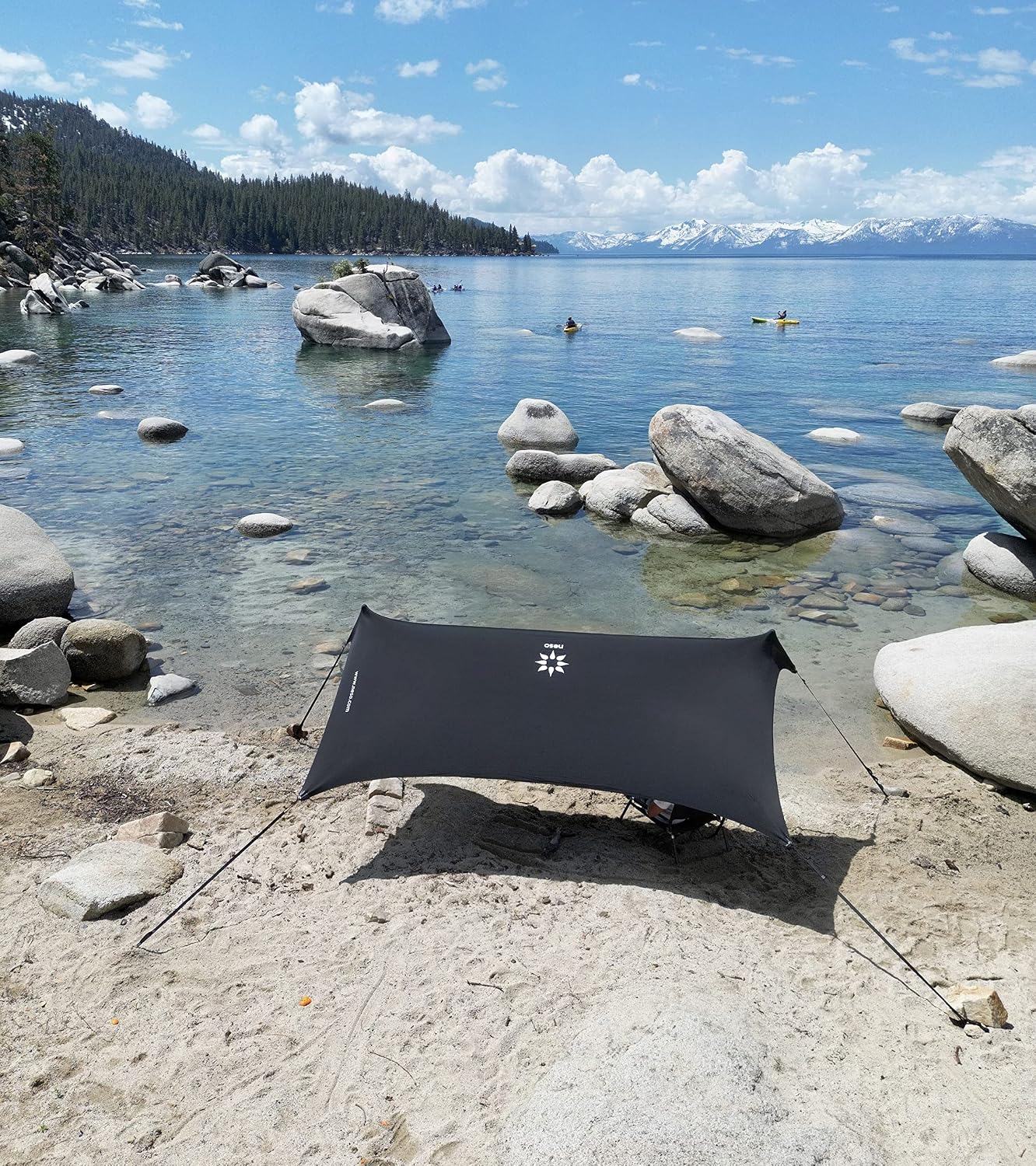 Neso Sidelines Grande Sports Tent - Lightweight and Portable Sun Shelter and Shade Tent for Outdoor Activities - Patented Reinforced Corners - UPF