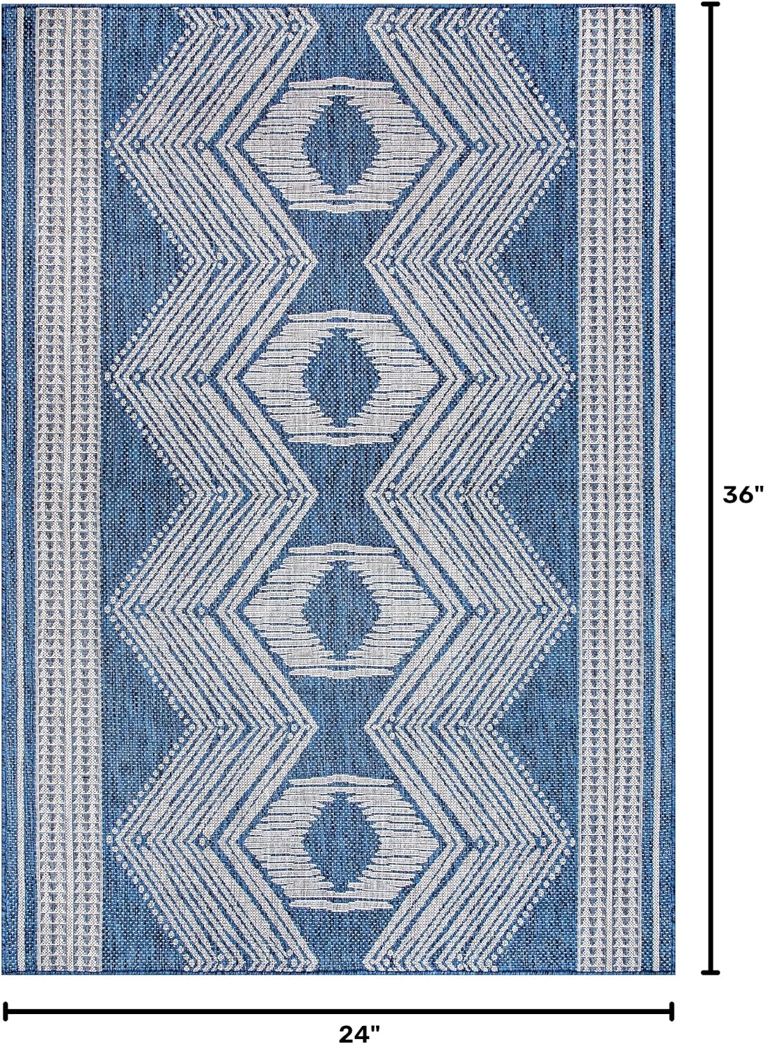 nuLOOM Ranya Light Brown Geometric Indoor/Outdoor Area Rug, 4' x 5'