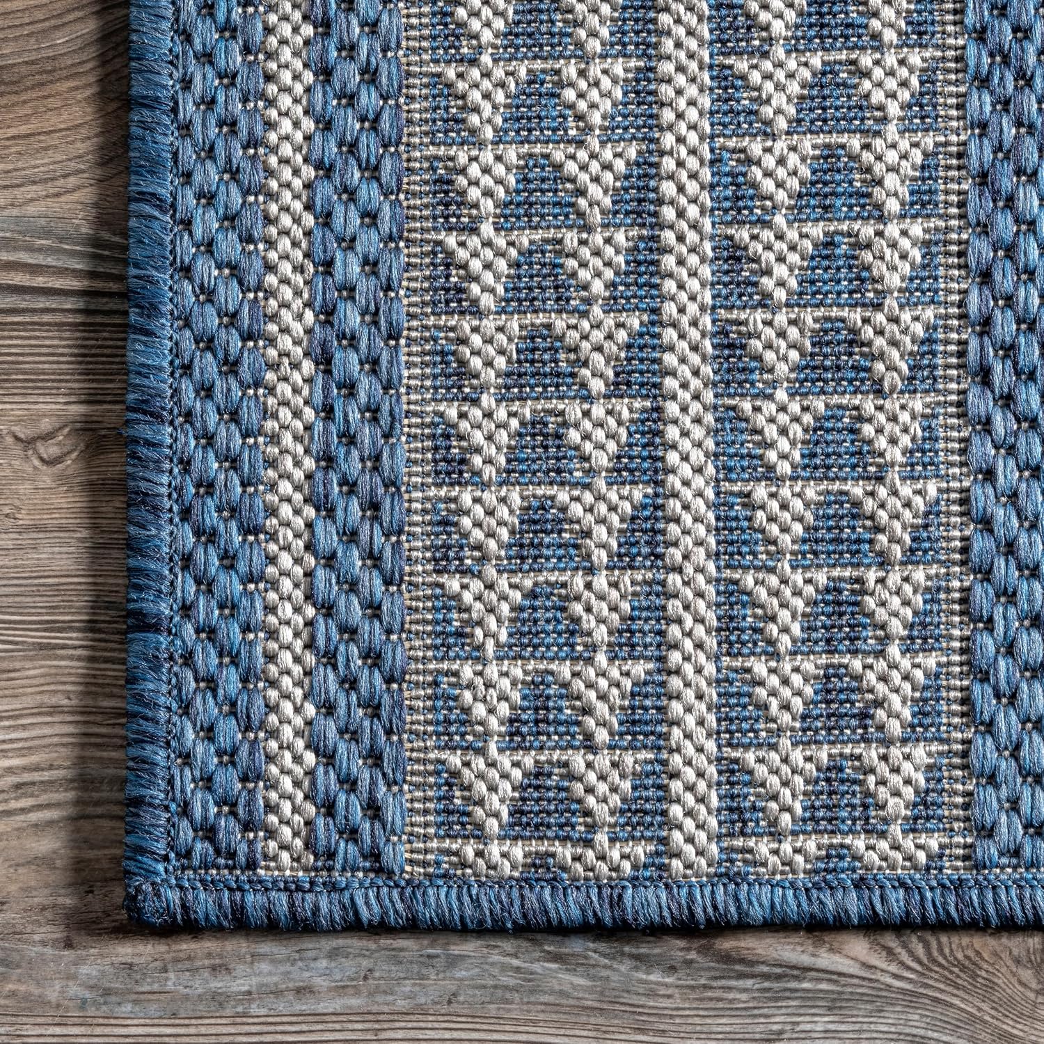 nuLOOM Ranya Light Brown Geometric Indoor/Outdoor Area Rug, 4' x 5'