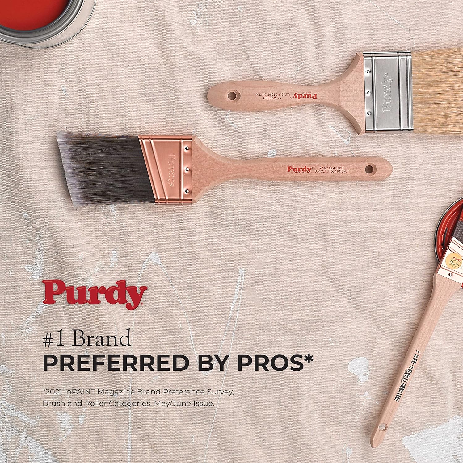 Purdy 144100320 XL Elasco Paint Brush, 2 in.