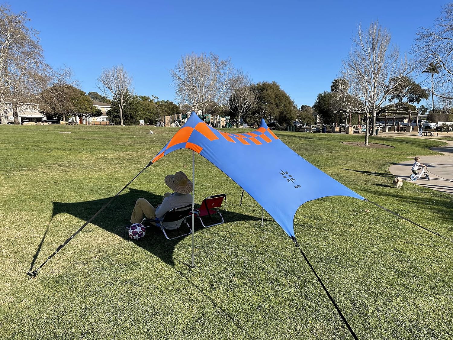 Neso Sidelines 1 Sports Tent - Lightweight and Portable Sun Shelter and Shade Tent for Outdoor Activities - Patented Reinforced Corners - UPF 50+