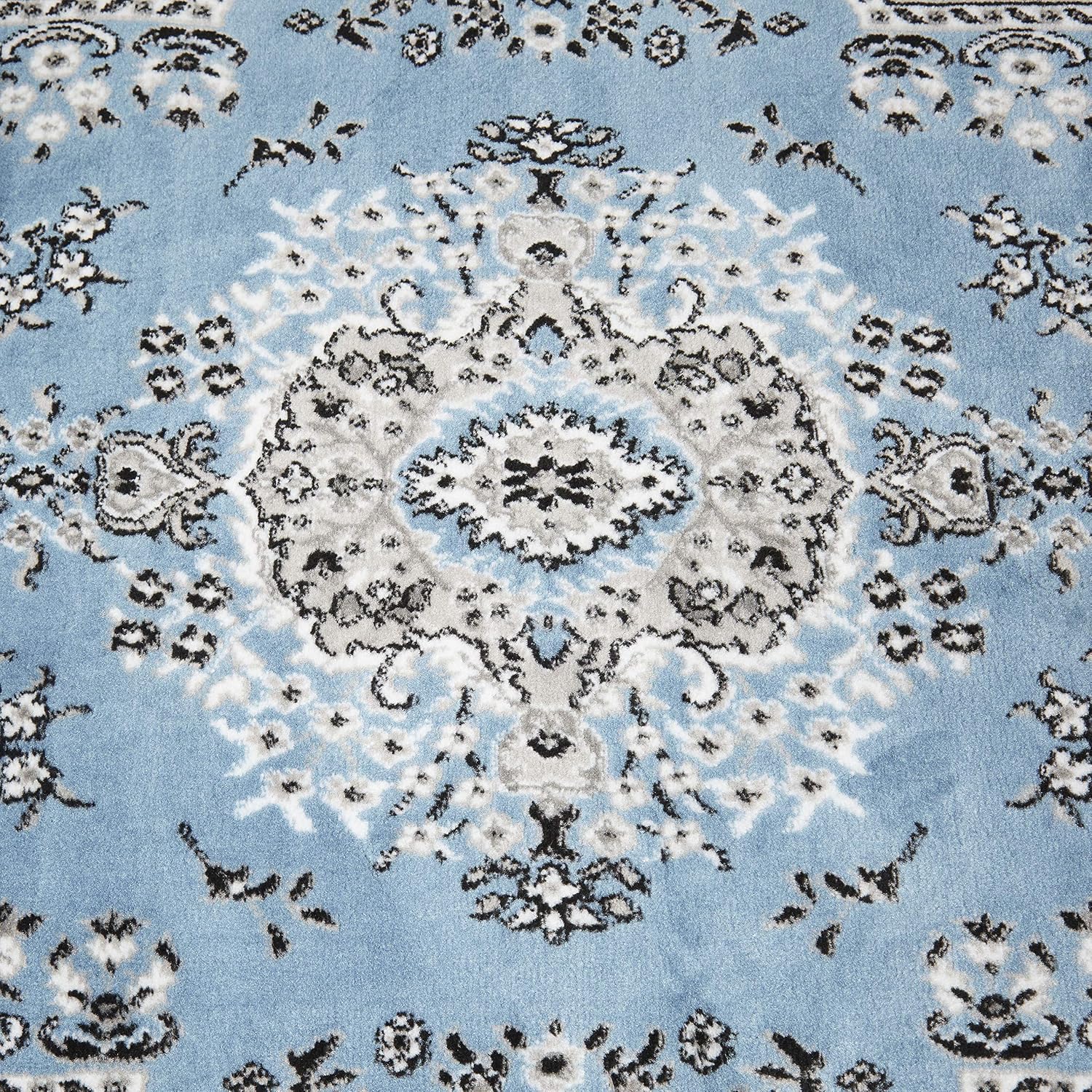 Home Dynamix Premium Sakarya Traditional Medallion Border Area Rug, Ivory/Brown, 7'9"x10'8" Rectangle