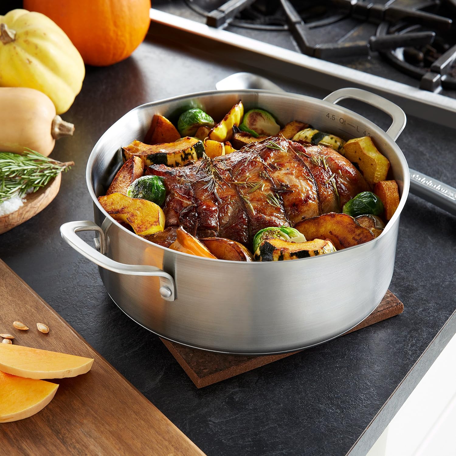 Calphalon Classic Stainless Steel Cookware, Fry Pan, 2-piece