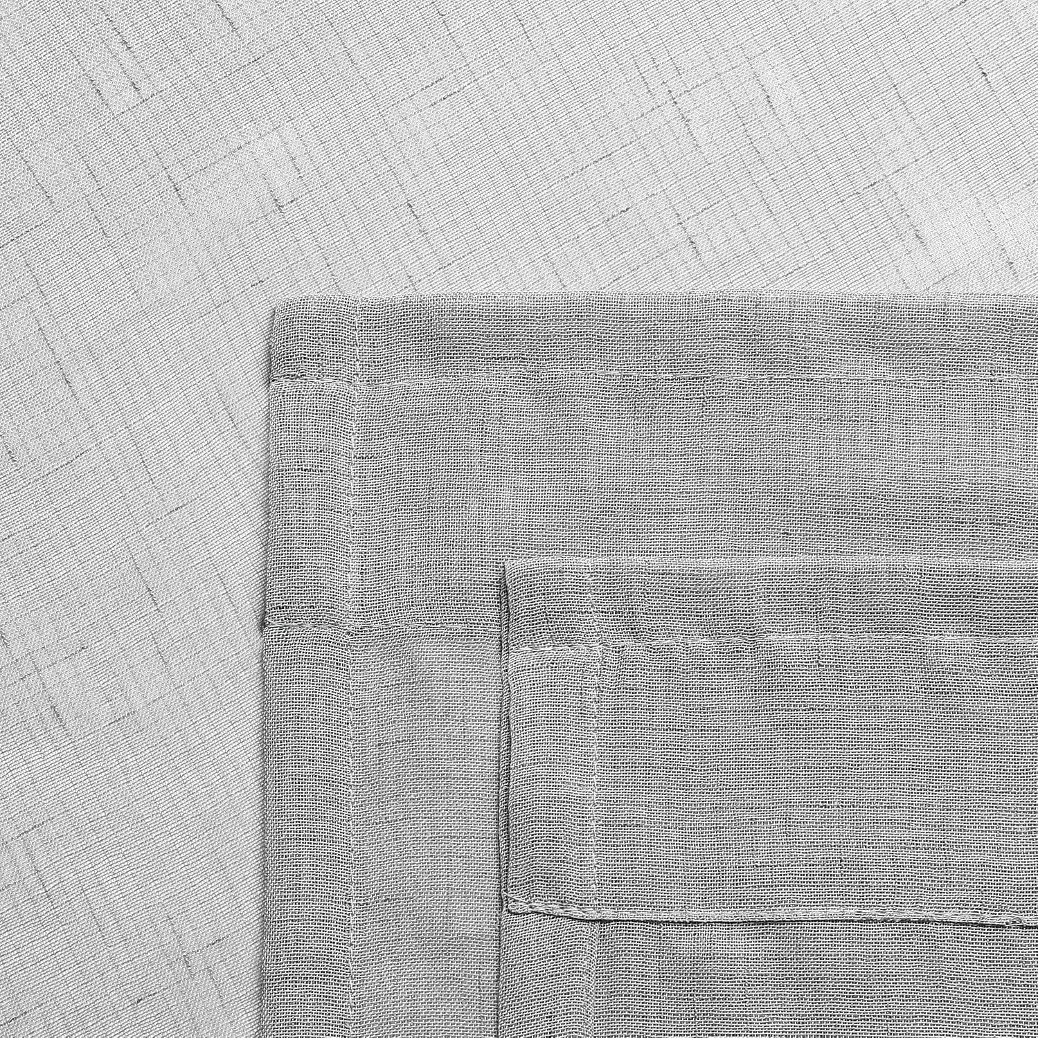 Randall Off White Sheer Open Weave Curtain for Living Room 2 Panels,72"