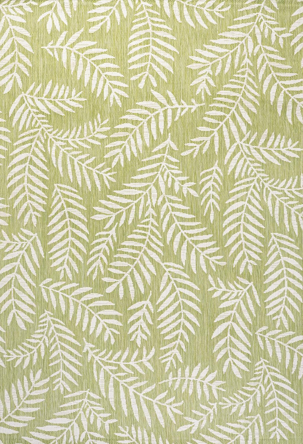 JONATHAN Y Palm Frond Indoor Outdoor Area Rug 3X5 Navy/Ivory, Nevis for Backyard, Patio, Porch, Easy-Cleaning, High Traffic, Pet-Friendly
