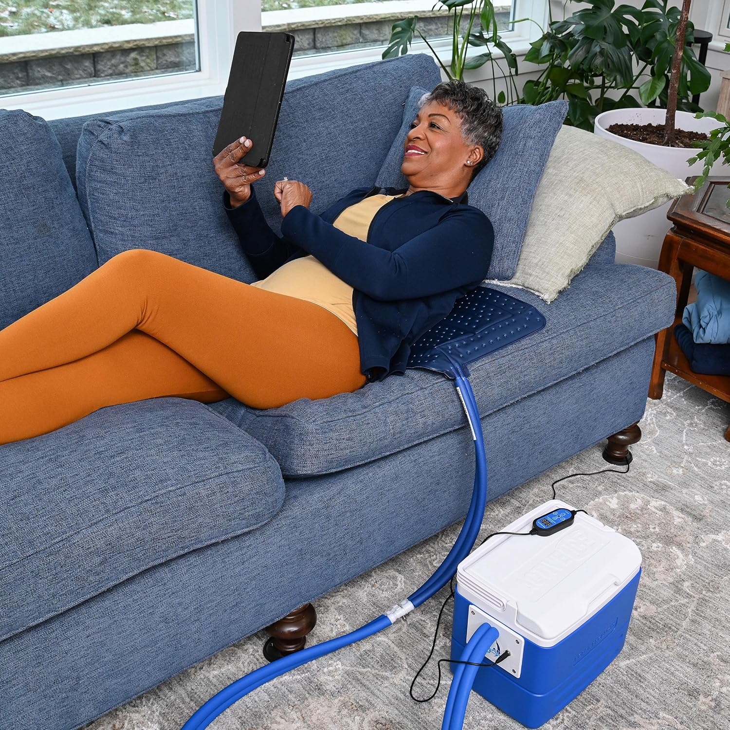 Polar Active Ice 3.0 | 9 QT Cold Therapy Ice Machine| Programmable Timer | 6 in 1 Universal Pad | Cryotherapy Pain Relief System | Ace Bandage Style Compression