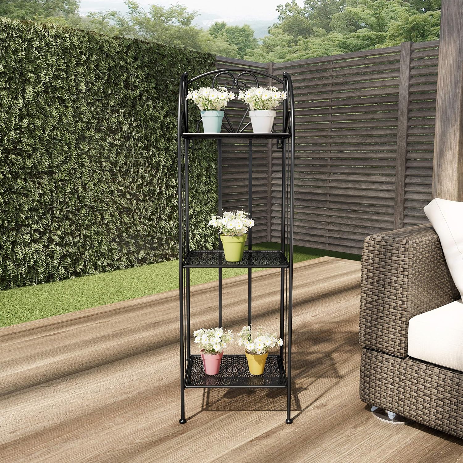 Pure Garden 3 Tier Indoor or Outdoor Plant Stand