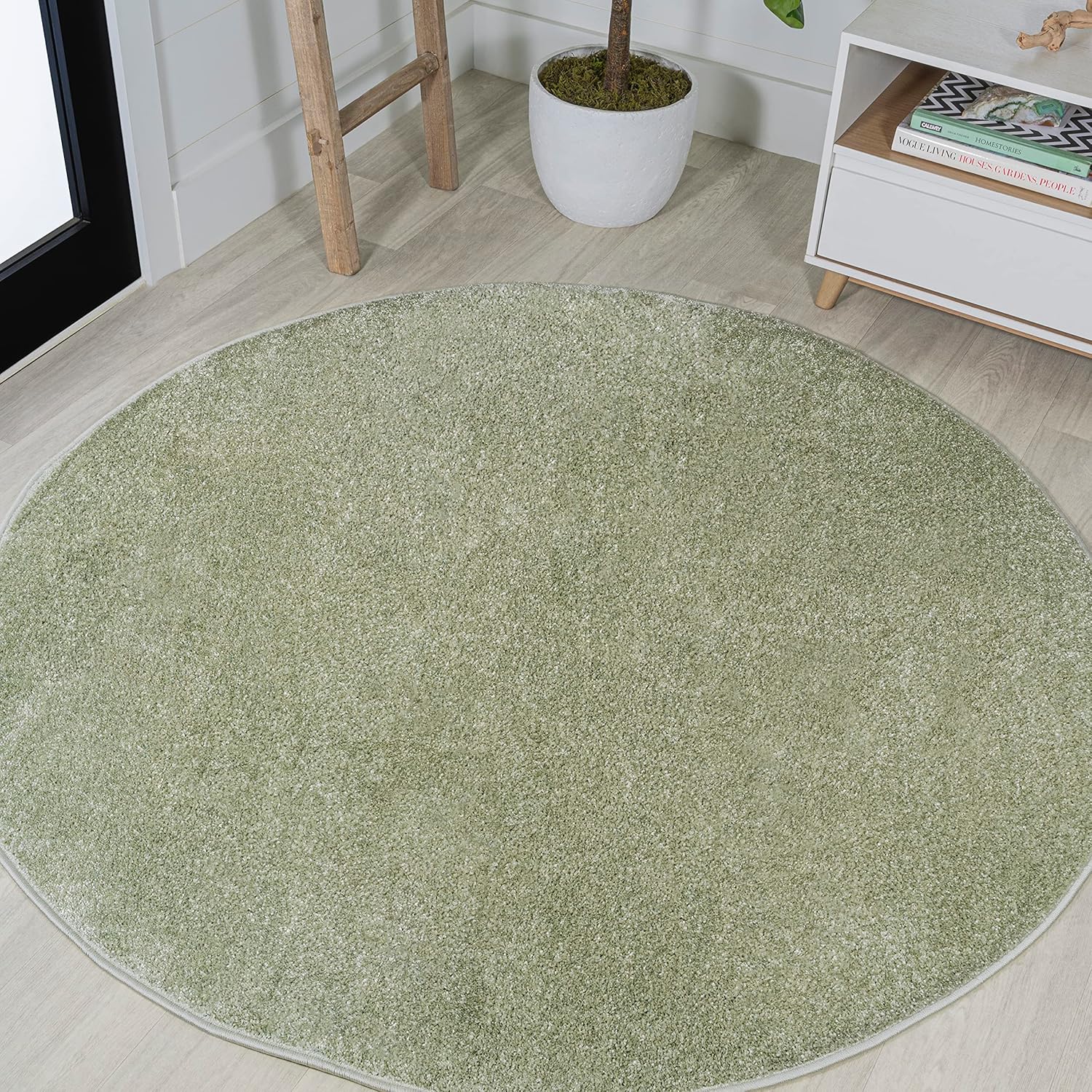 JONATHAN Y Haze Solid Low-Pile Brown Indoor Area Rug 8x10, Coastal, Bohemian, Minimalist, Classic, Easy-Cleaning for Living Room, Bedroom, Kitchen