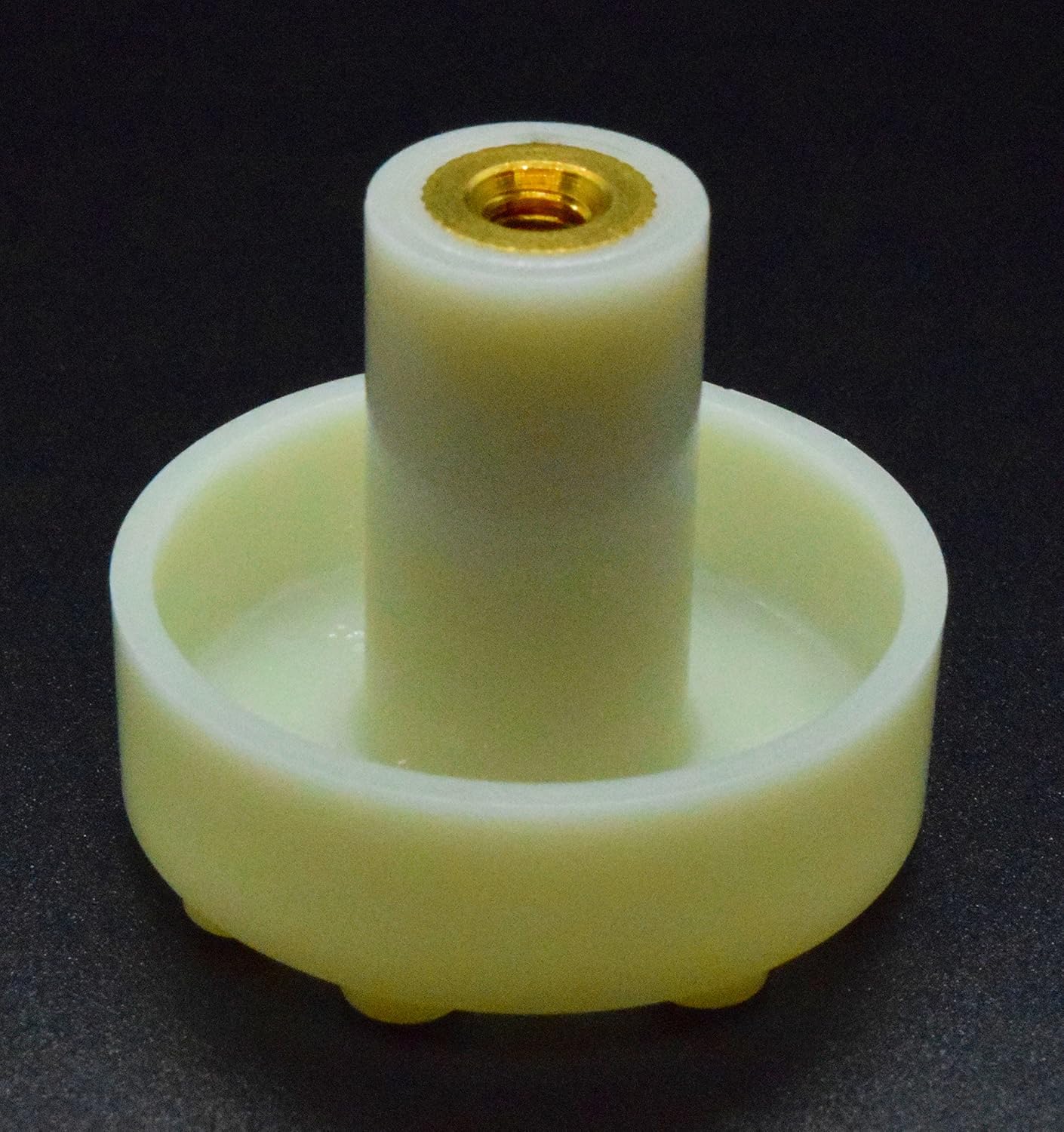 Set of 5 Build-On Brick Knobs (Glow-in-The-Dark)