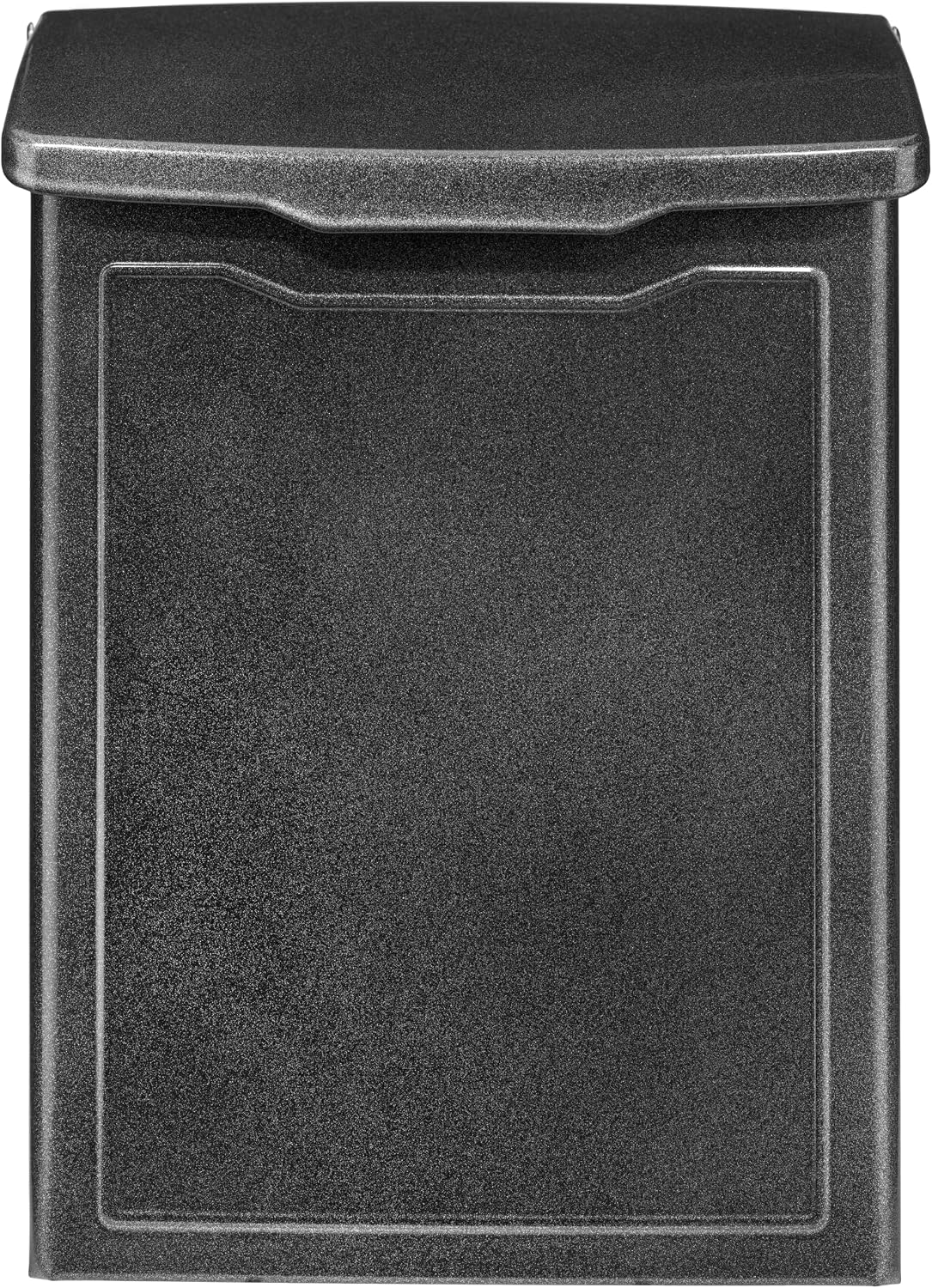 Architectural Mailboxes 2681B Black Marina Wall Mount Mailbox, Small | Galvanized steel build for outside with weather-resistant outdoor construction and a rust-resistant powder-coat finish.