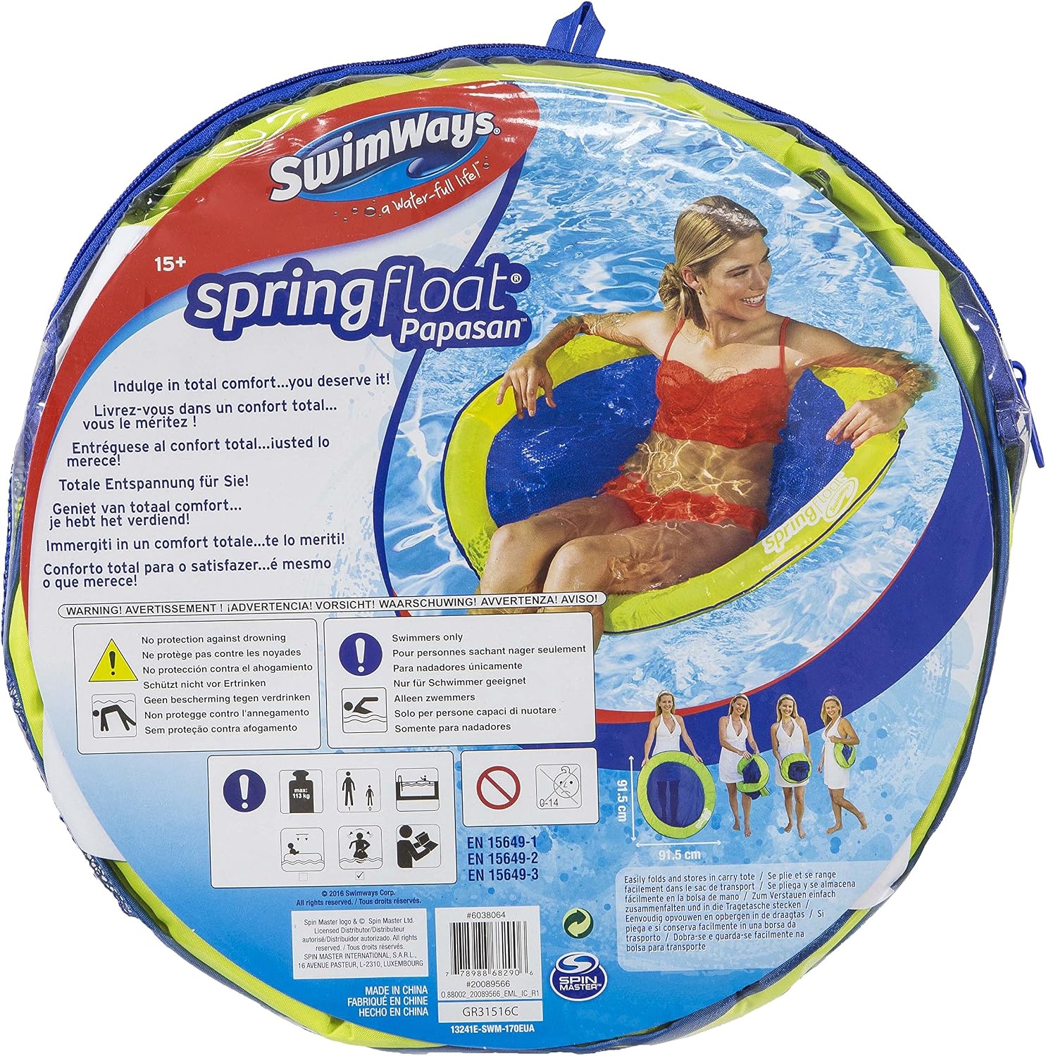 Swimways 6038064" Spring Float Papasan Toy
