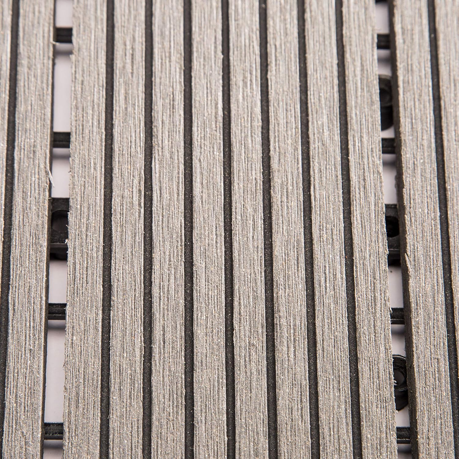 IncStores Helios Interlocking Patio Deck Tiles | All Weather | Waterproof Outdoor Flooring for Patio, Balcony Flooring, Garden and Poolside | 12"x12" | 11 Gray 6 Slate Tiles