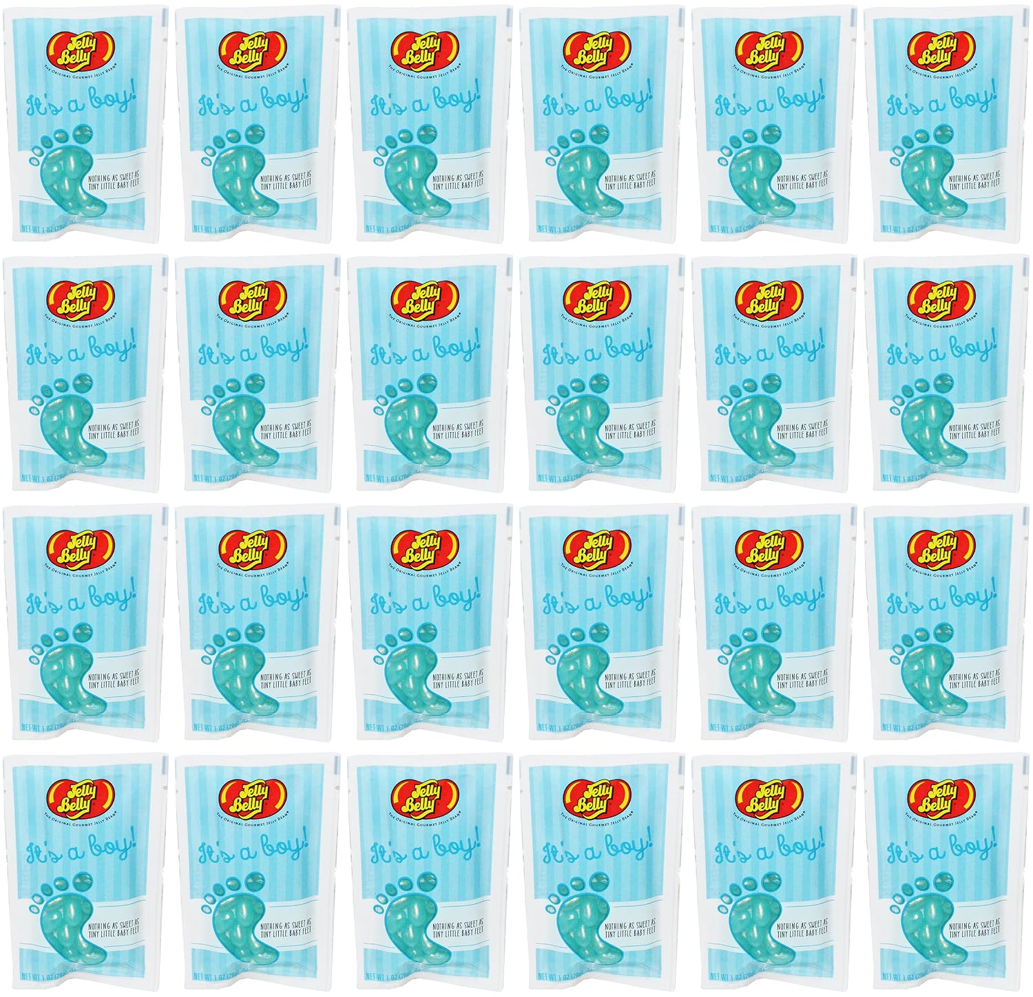 Jelly Belly Jelly Beans, 20 Flavors, .35-oz Trial Size Packs, 80 Count
