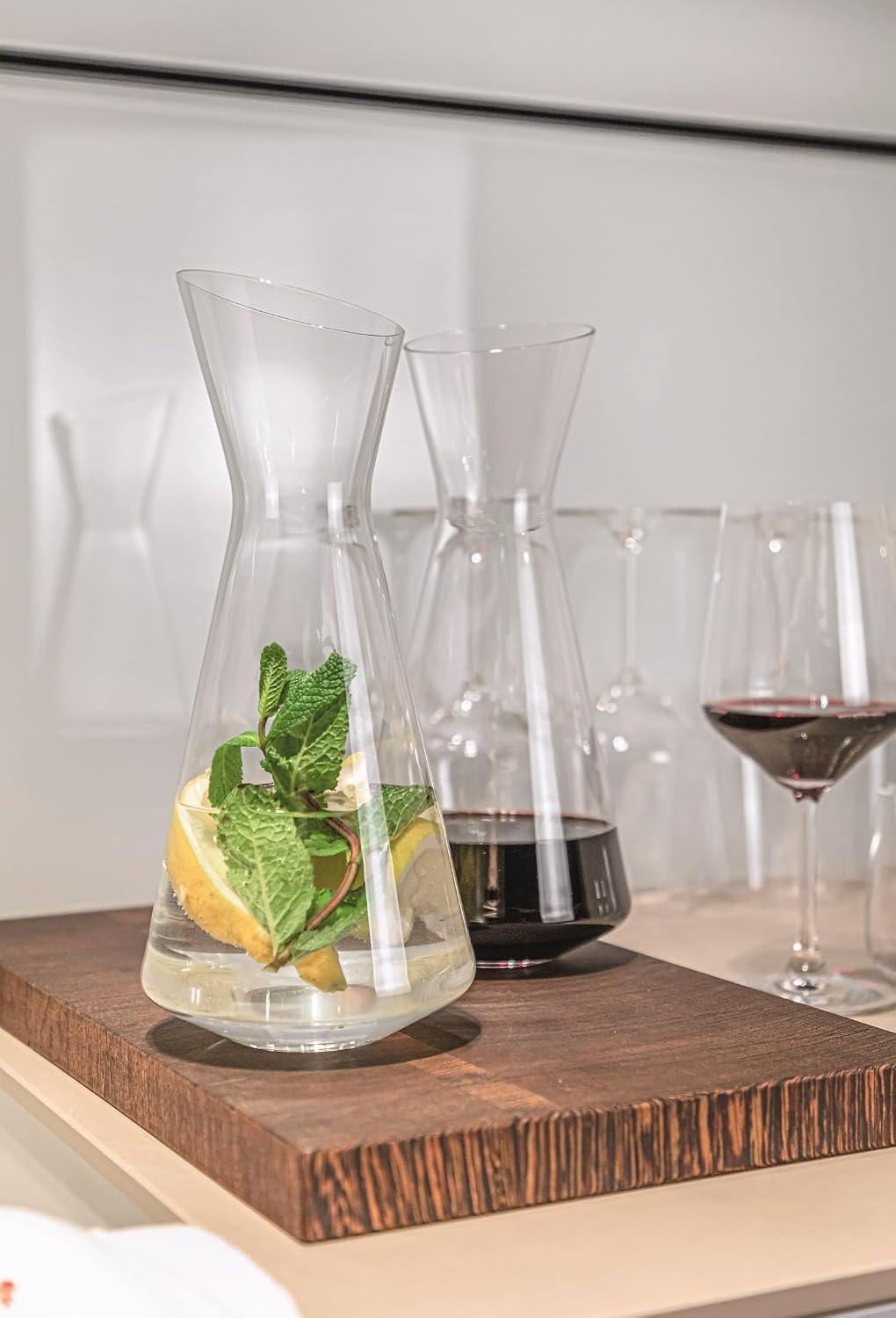 Spiegelau Style Crystal White Wine Glasses Gift Set, Elegant Stemmed Wine Glasses, Stylish Glassware for Dinner Party, Home Bar, Wedding Gifts, Birthday Gifts, Hosting Essentials, 15.5 oz, Set of 4