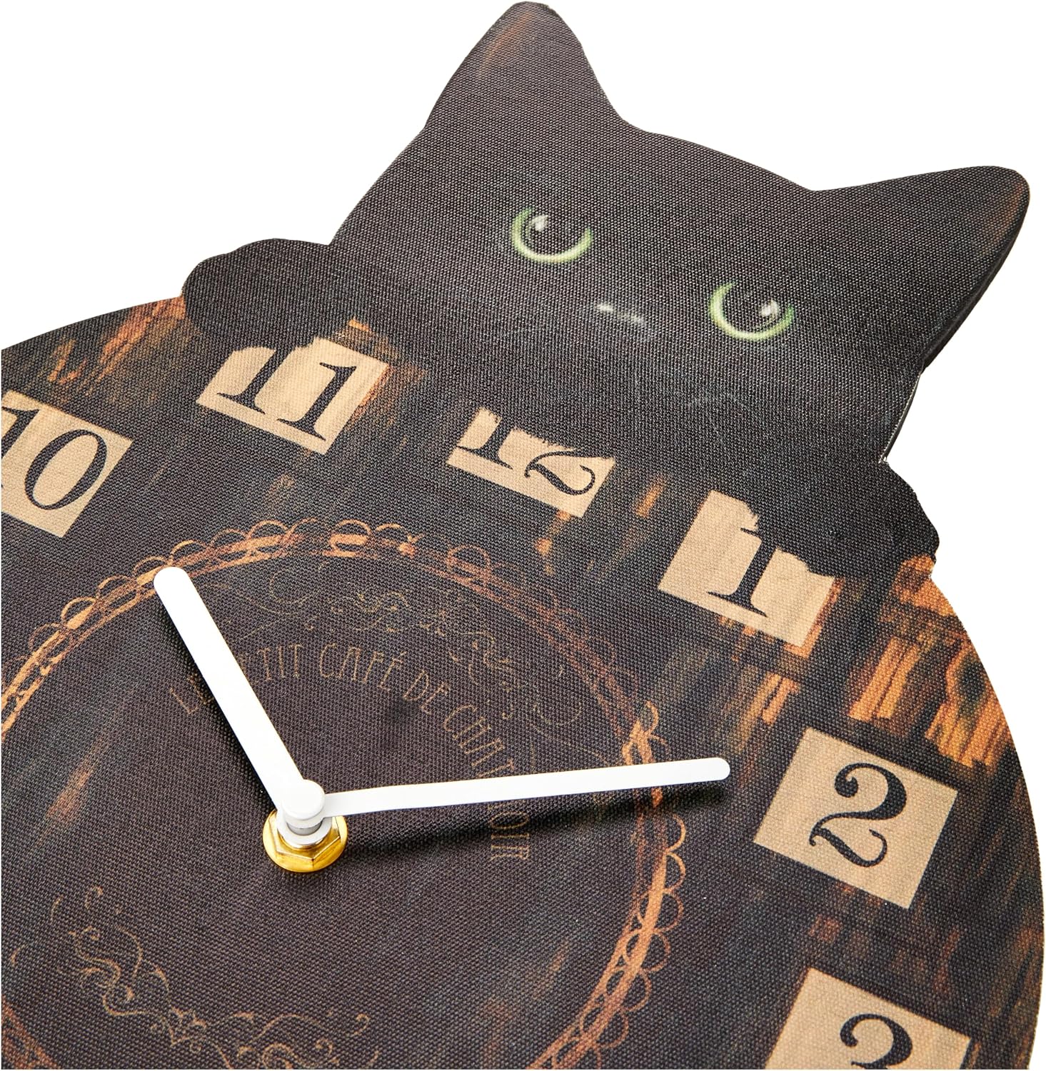 Nemesis Now Kitten Tickin' Clock 25cm Brown