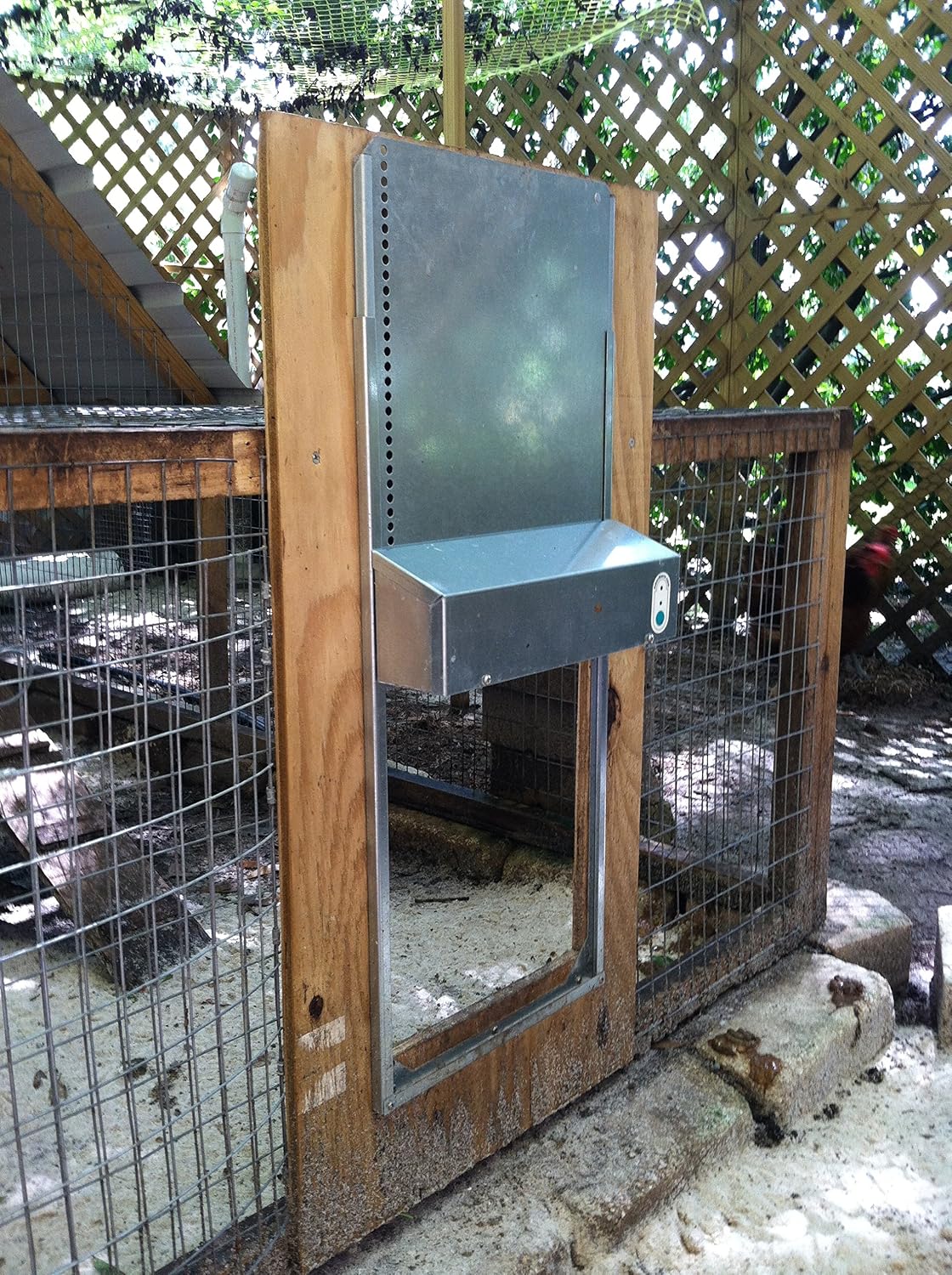 Automatic Chicken Coop Door Extra Large 13 x 10.5 Inch Opening, Heavy Duty Galvanized Steel, Predator Resistant, ADOR1 Made in USA