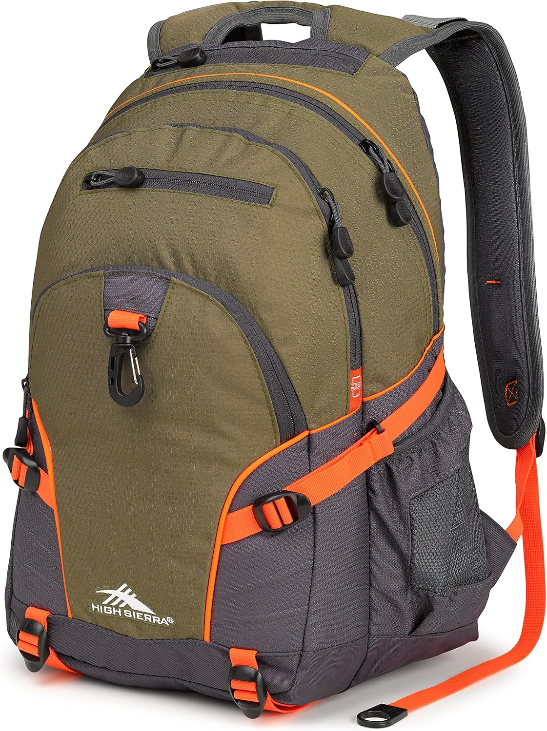 High Sierra Loop Backpack, Travel, or Work Bookbag with tablet sleeve, One Size, Urban Camo
