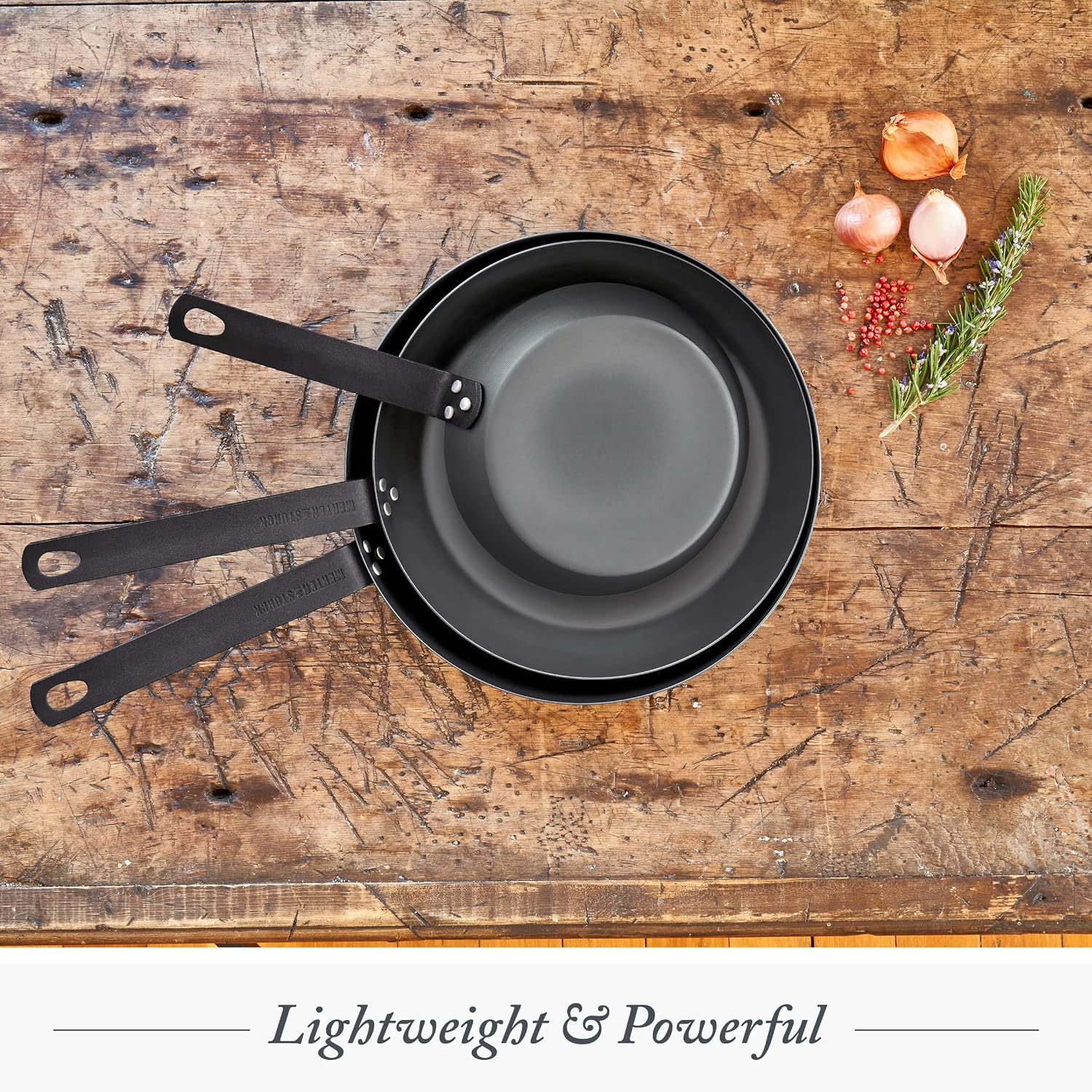 Merten & Storck 10" Pre-Seasoned Carbon Steel Frying Pan Skillet
