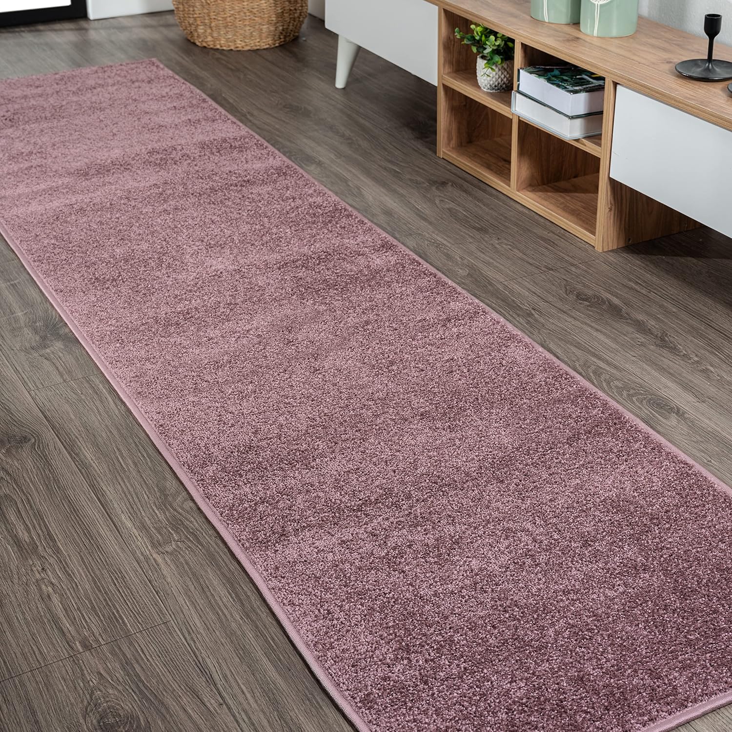 JONATHAN Y Haze Solid Low-Pile Brown Indoor Area Rug 8x10, Coastal, Bohemian, Minimalist, Classic, Easy-Cleaning for Living Room, Bedroom, Kitchen