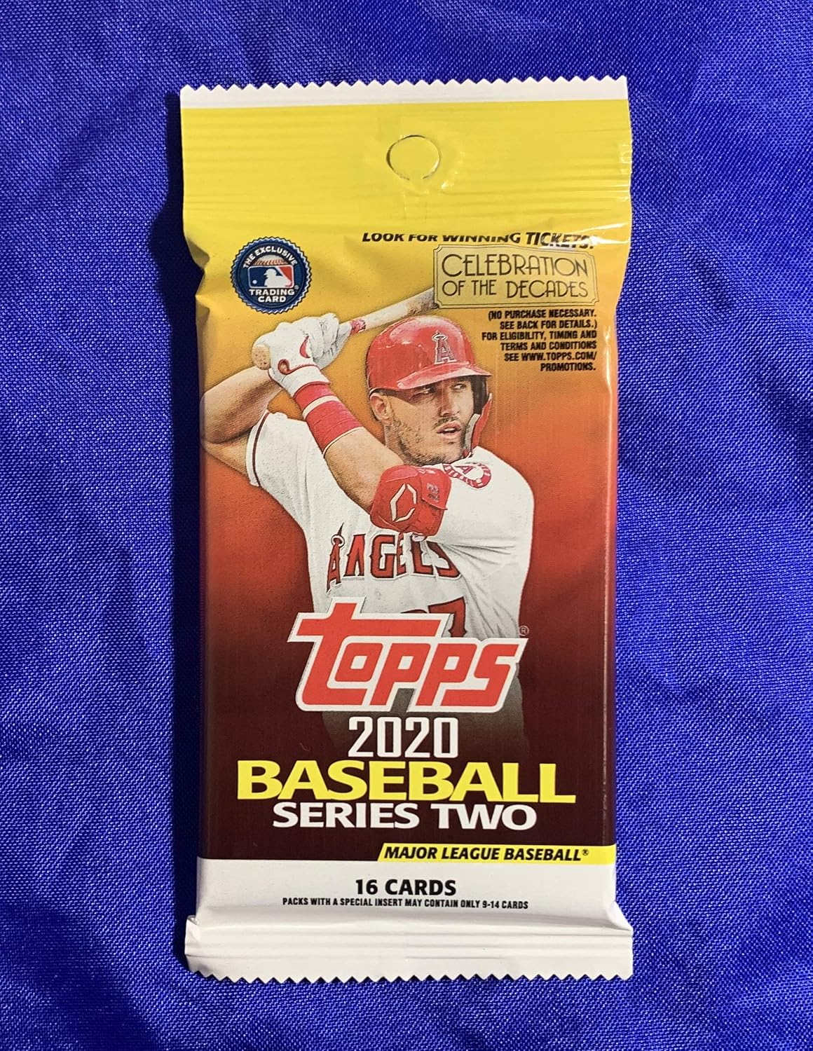 Factory-Sealed 2020 Topps Baseball Series Two Sixteen-Card Hanger Pack - MLB Trading Cards