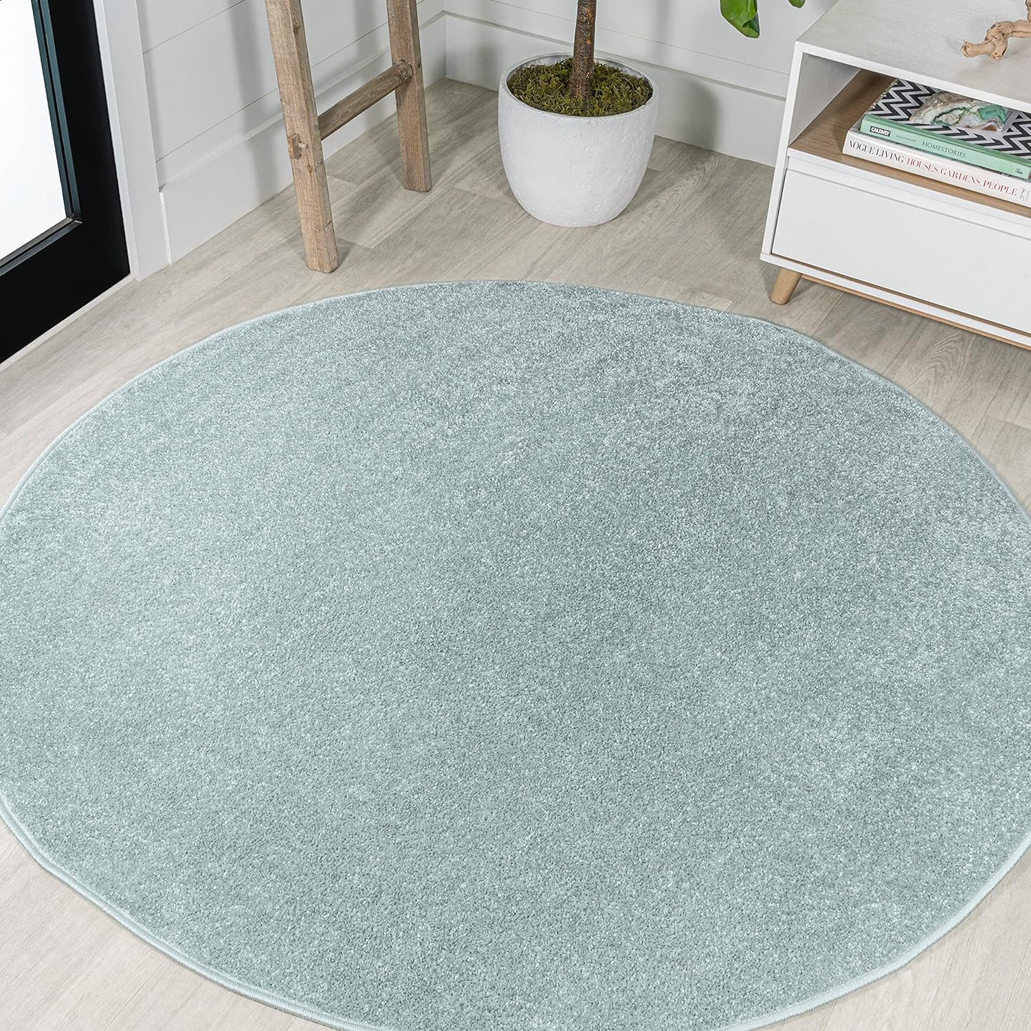 JONATHAN Y Haze Solid Low-Pile Brown Indoor Area Rug 8x10, Coastal, Bohemian, Minimalist, Classic, Easy-Cleaning for Living Room, Bedroom, Kitchen