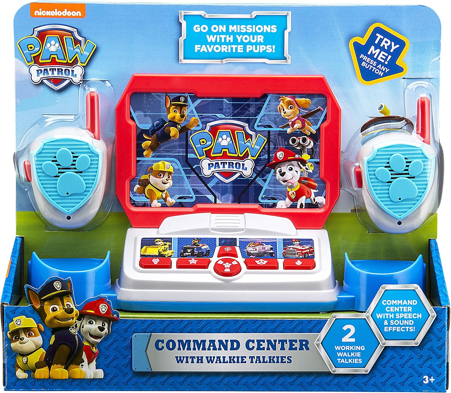 Paw Patrol Toy Walkie Talkie Command Center for Kids, Fun Paw Patrol Toys