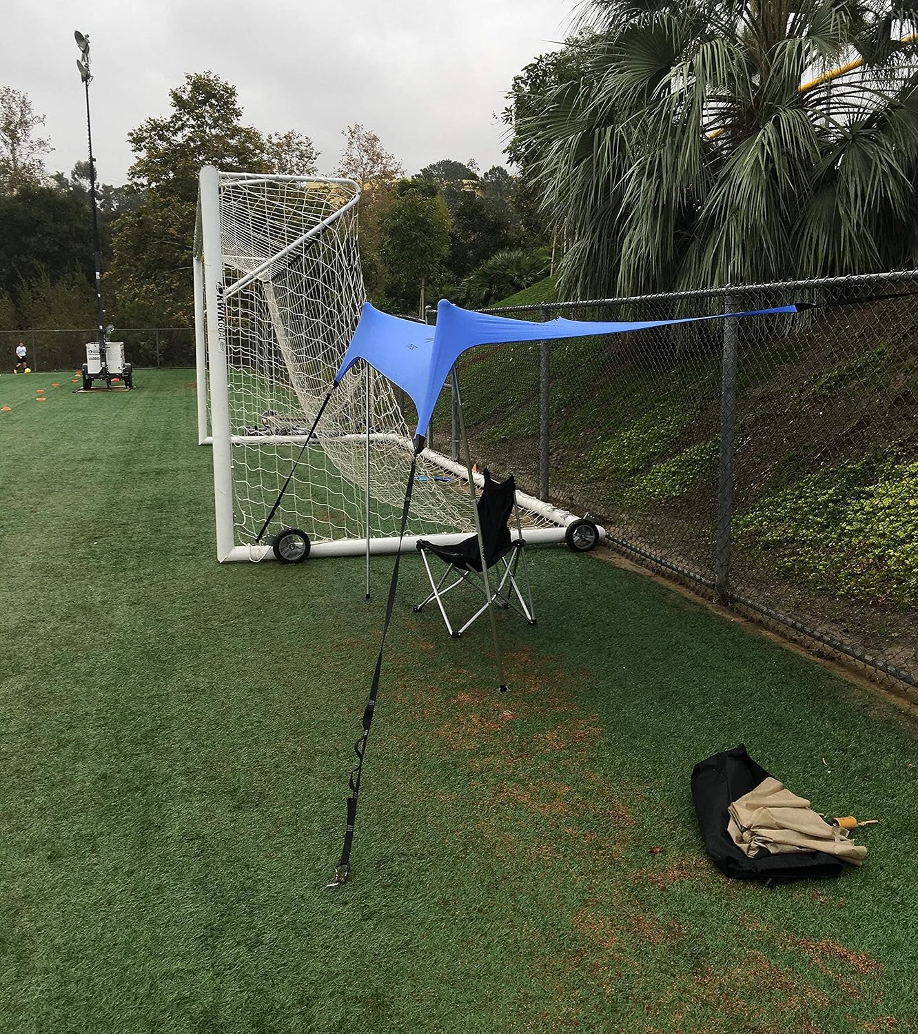 Neso Sidelines 1 Sports Tent - Lightweight and Portable Sun Shelter and Shade Tent for Outdoor Activities - Patented Reinforced Corners - UPF 50+
