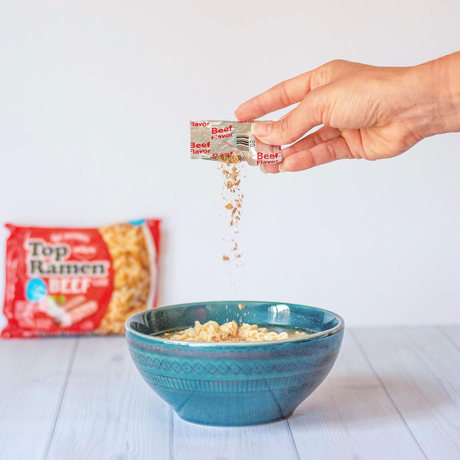 Nissin Top Ramen Noodle Soup, Chicken, 3 Ounce (Pack of 24) | Quick, convenient meal ready in minutes with just hot water.