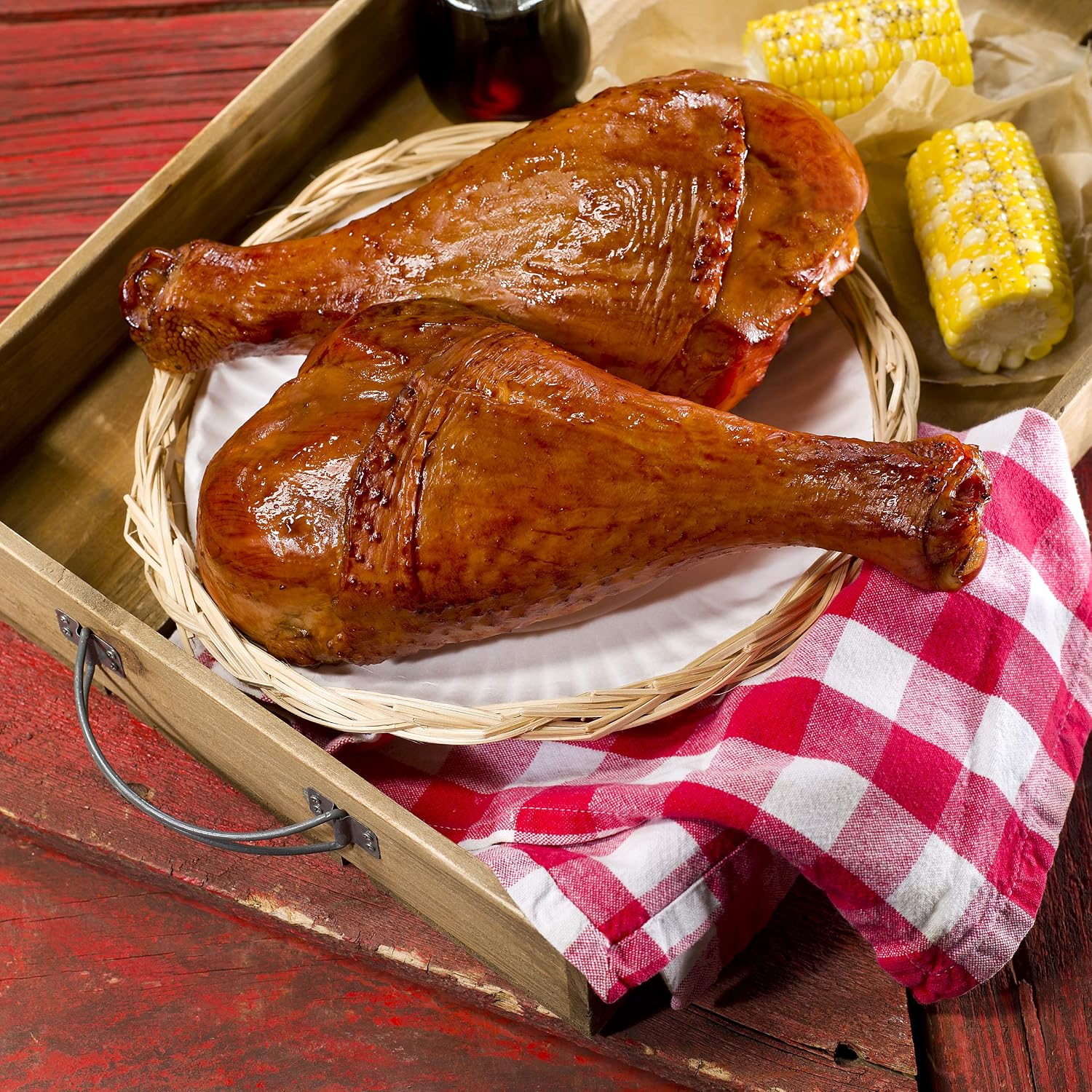 Farm Pac Kitchens Smoked Turkey Legs, 6 pc, 18oz each