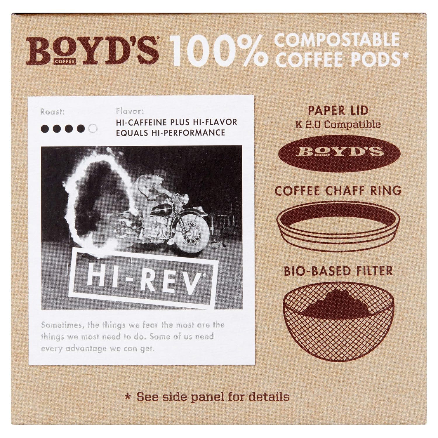 Boyd's Coffee Red Wagon Single Serve, 12 Count | BPI certified, Rainforest Alliance beans, smoky flavor, smooth finish, roasted in Portland, Oregon