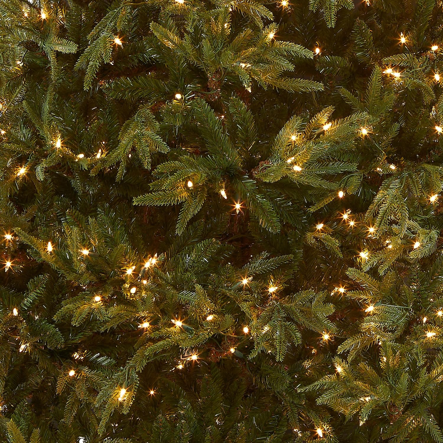 National Tree Company 7.5ft Pre-Lit Fraser Grande Artificial Christmas Tree | 1,000 Clear Lights, 3,719 Tips, Includes Stand, Green