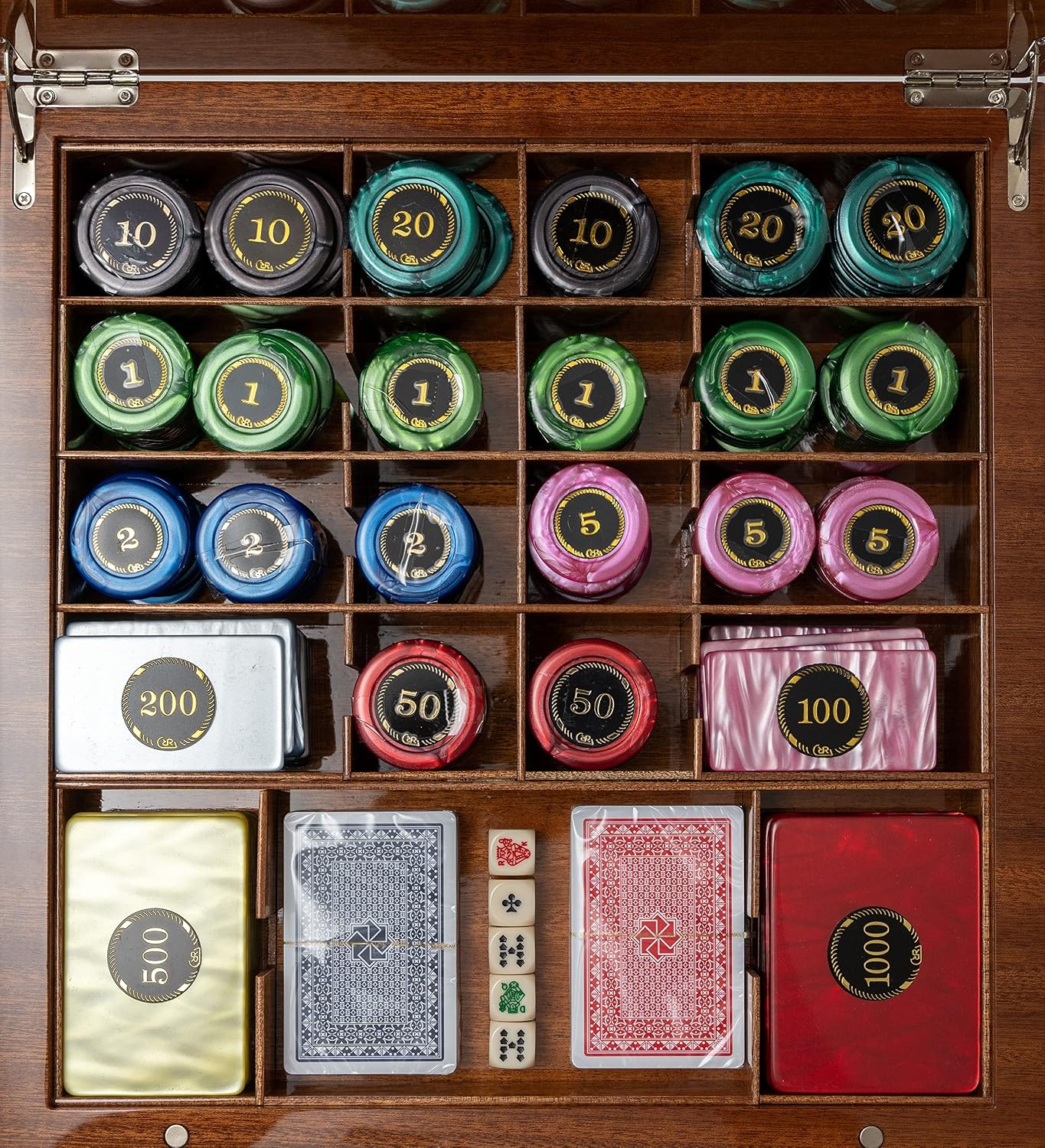 Bello Games Collezioni - Palermo Luxury Poker Chips & Card Set from Italy