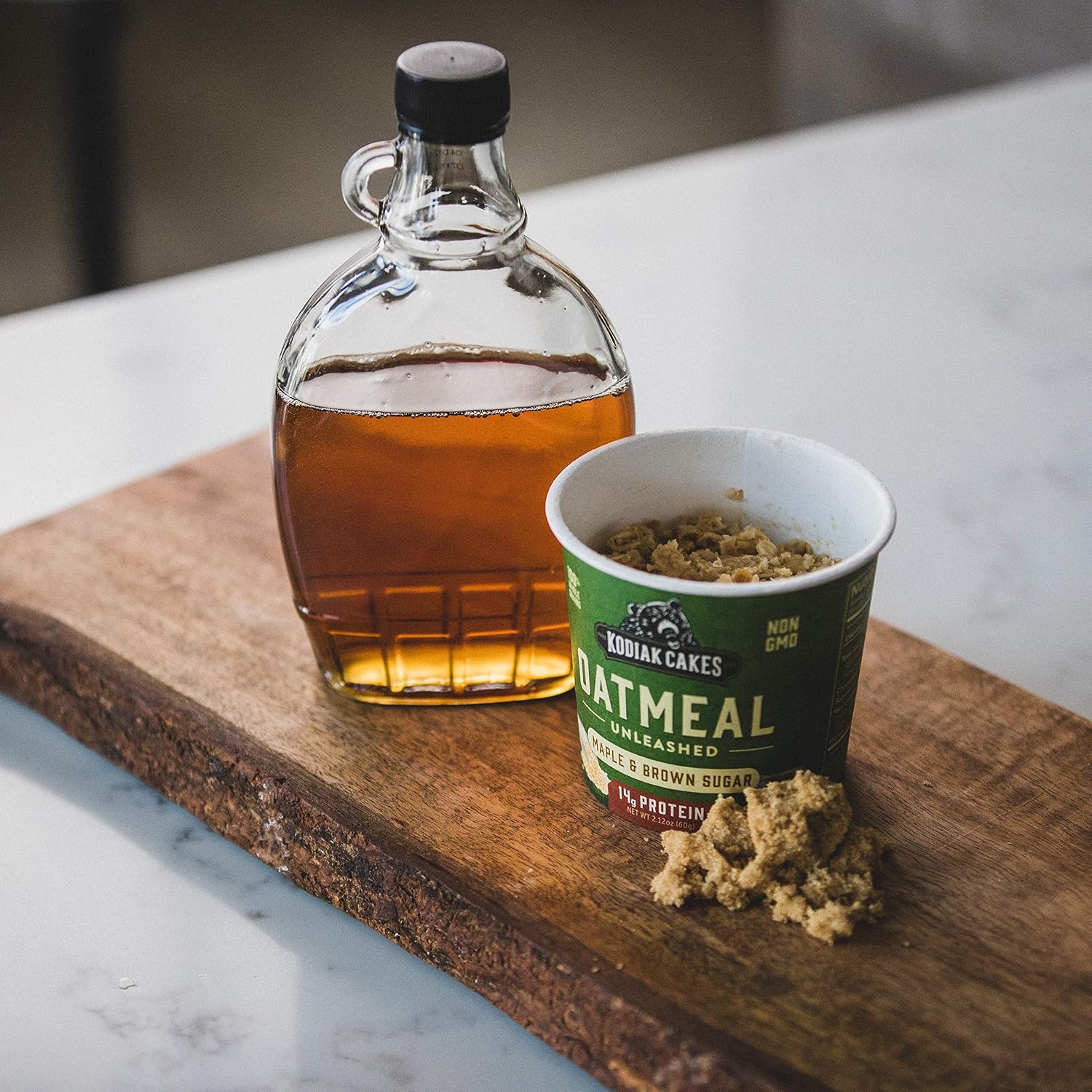 Kodiak Cakes Instant Protein Maple & Brown Sugar Oatmeal in a Cup, 2.12oz (Pack of 12)