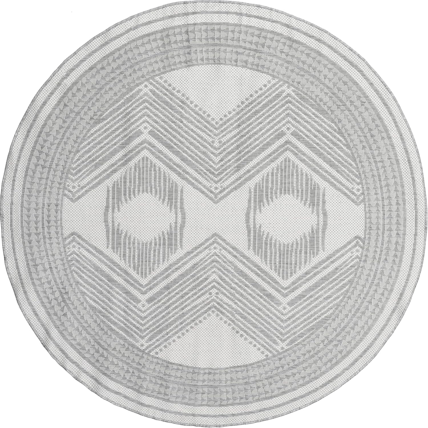 nuLOOM Ranya Light Brown Geometric Indoor/Outdoor Area Rug, 4' x 5'