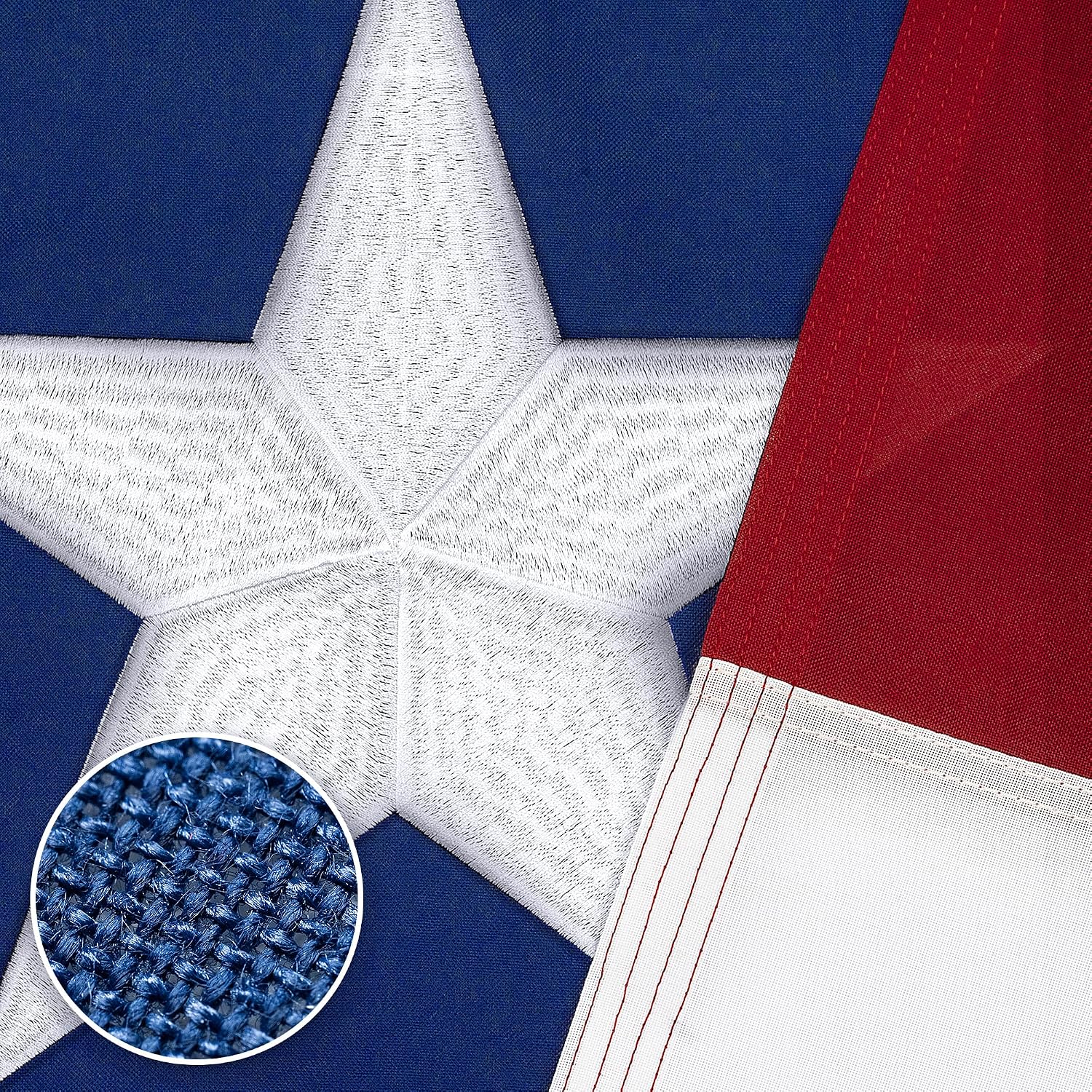 American Flag 4x6 ft: Long Lasting US Flag, Heavy Duty Nylon, Embroidered Stars, Sewn Stripes, Brass Grommets, UV Protection Perfect for Outdoors! USA Flag | 100% Heavy Duty Nylon UV Protection Premium Embroidered Stars Sewn Stripes Brass Grommets Long L…