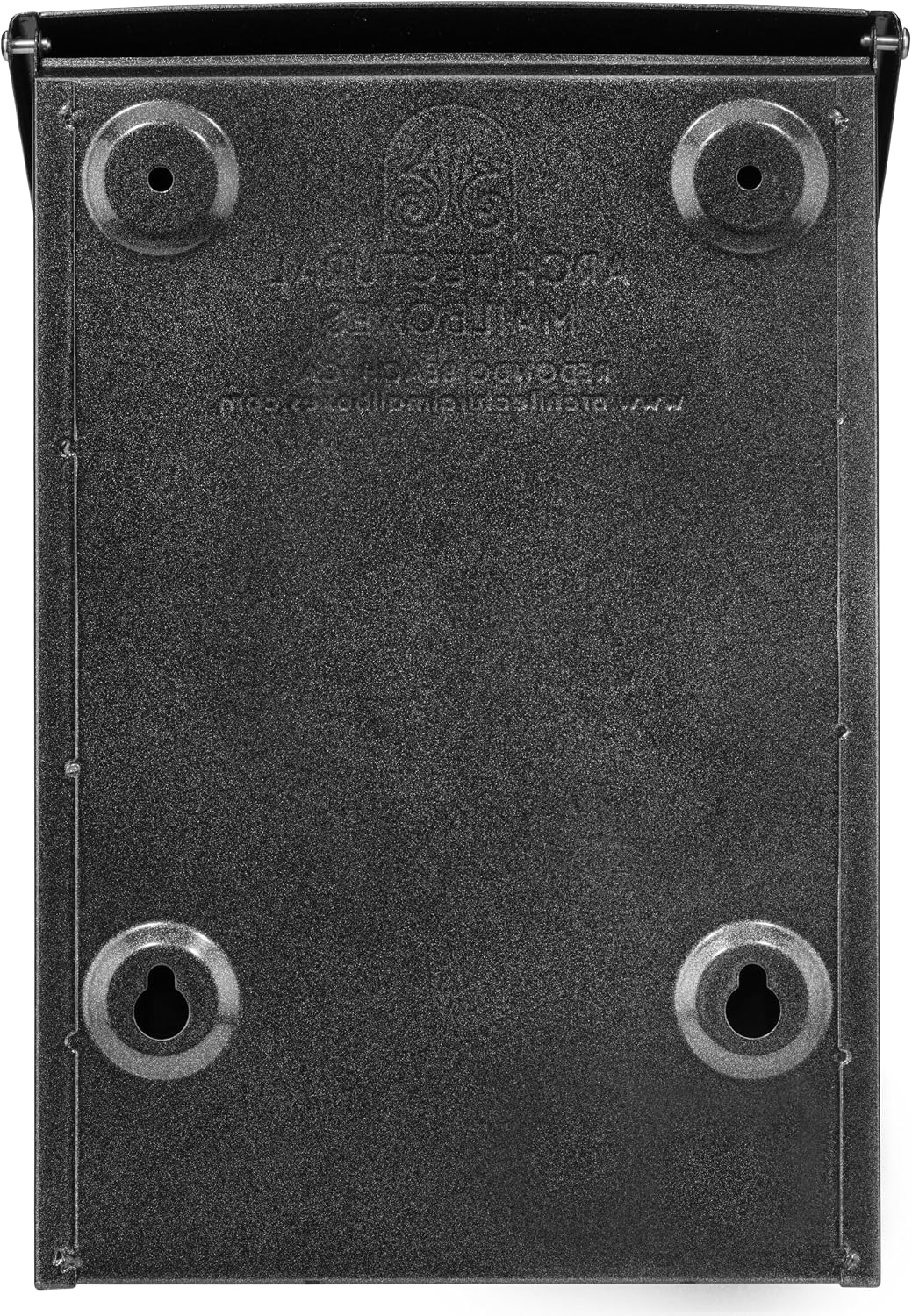 Architectural Mailboxes 2681B Black Marina Wall Mount Mailbox, Small | Galvanized steel build for outside with weather-resistant outdoor construction and a rust-resistant powder-coat finish.