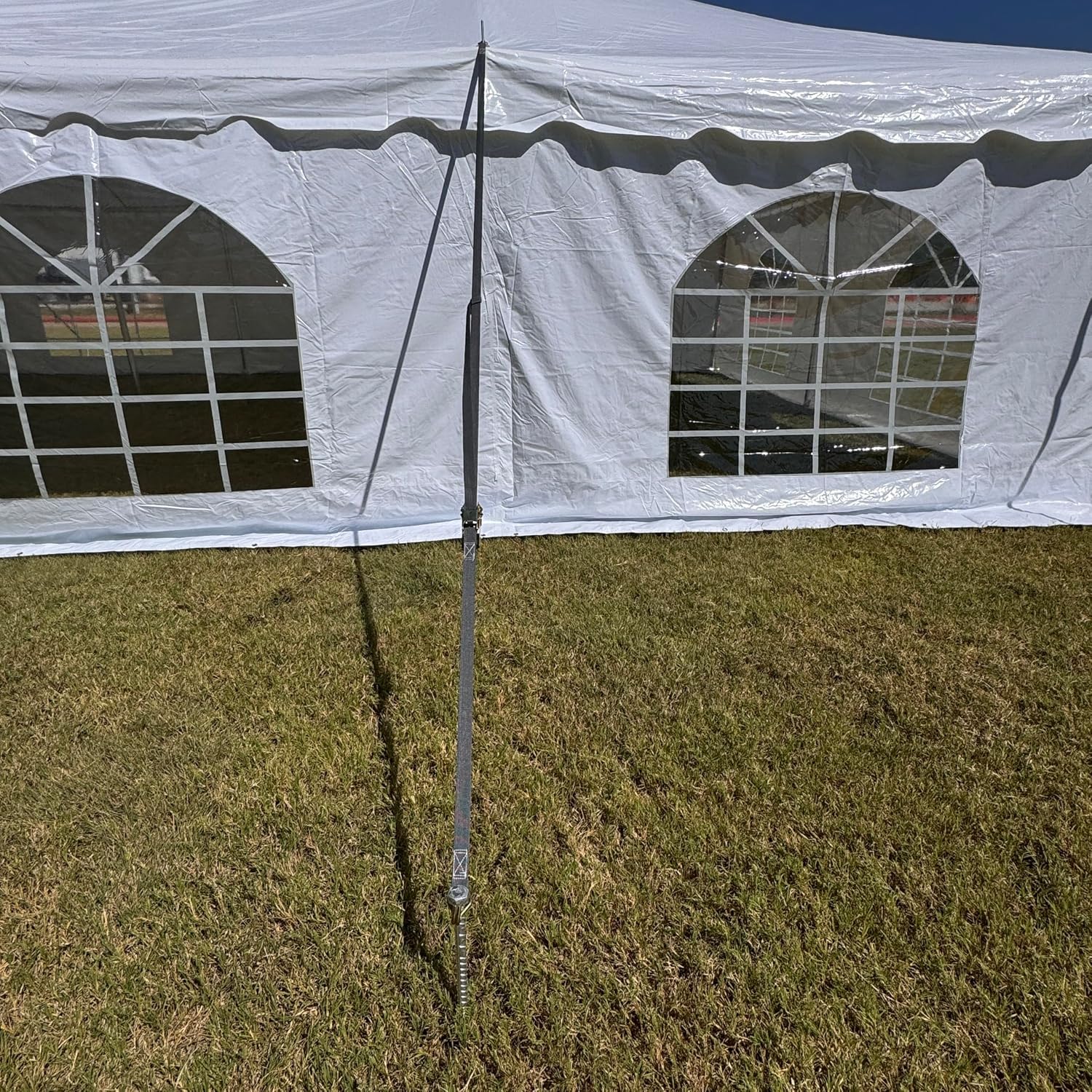 DELTA 40x20 PVC Pole Tent Outdoor Party Canopy with Free Bags,Fire Retardant
