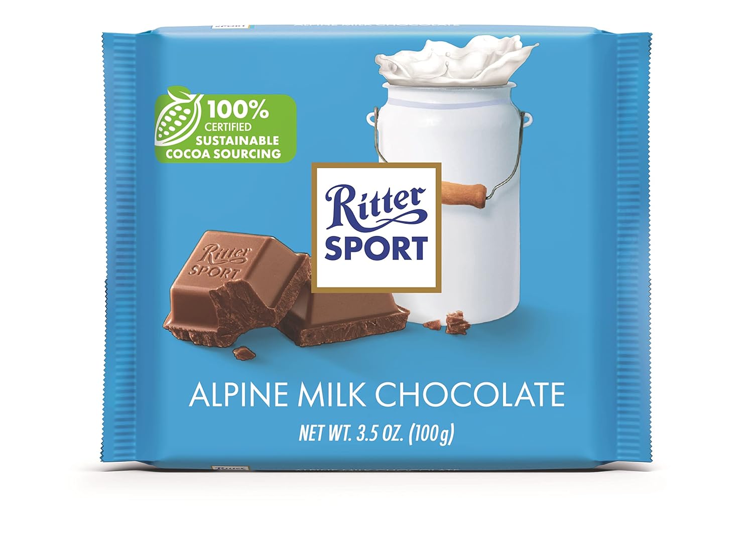 Ritter Alpine Milk Chocolate, 3.5 oz