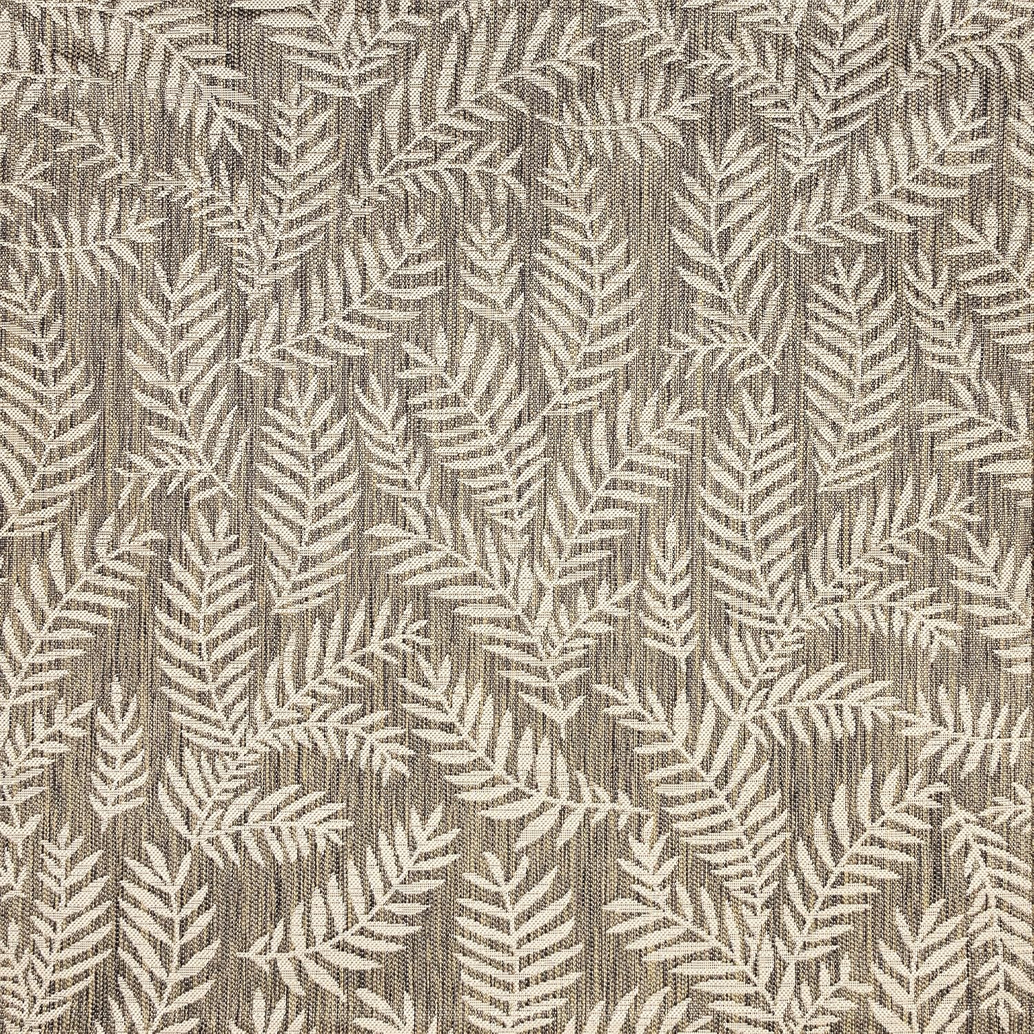 JONATHAN Y Palm Frond Indoor Outdoor Area Rug 3X5 Navy/Ivory, Nevis for Backyard, Patio, Porch, Easy-Cleaning, High Traffic, Pet-Friendly
