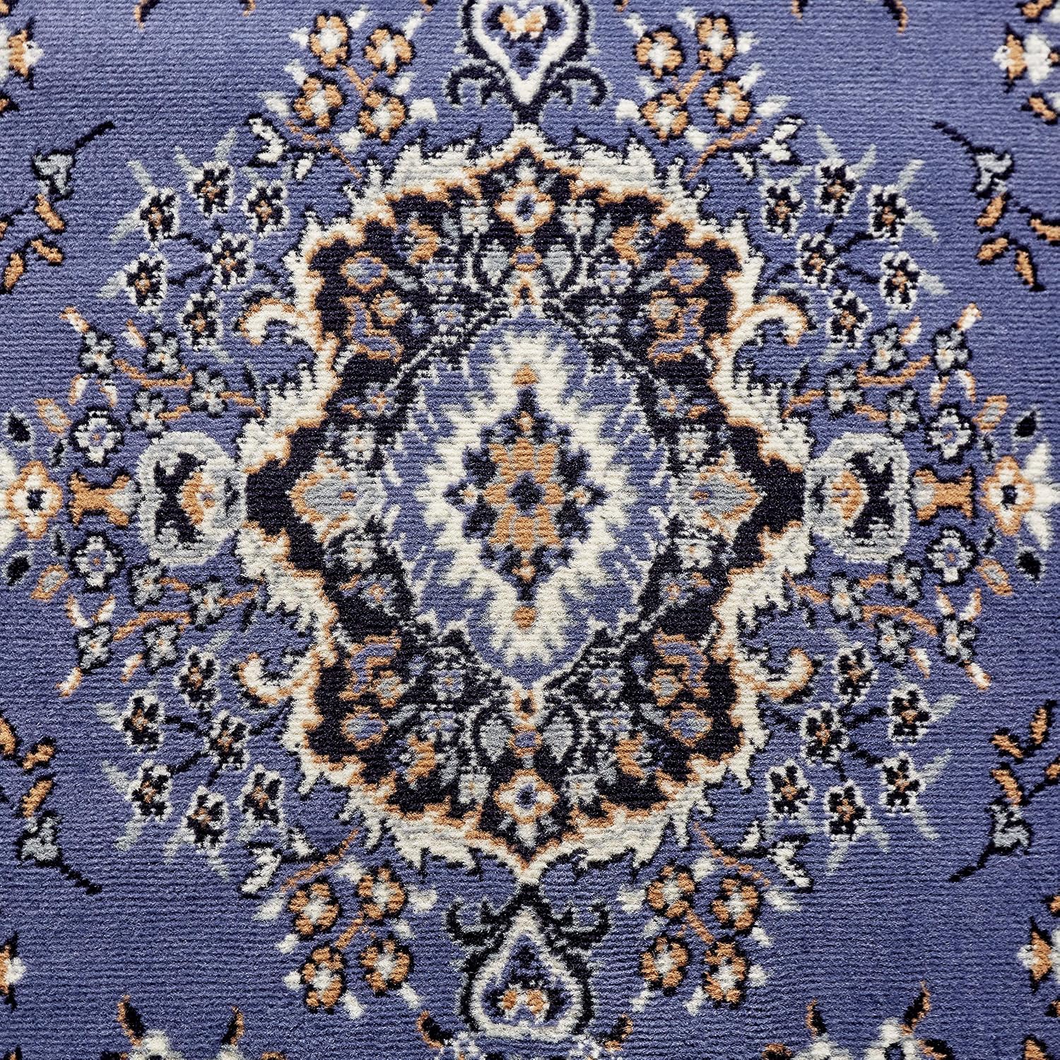 Home Dynamix Premium Sakarya Traditional Medallion Border Area Rug, Ivory/Brown, 7'9"x10'8" Rectangle