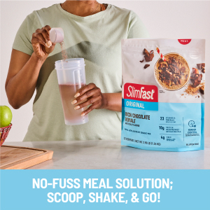 SlimFast Meal Replacement Powder, Weight Loss, Shake Mix, High Protein