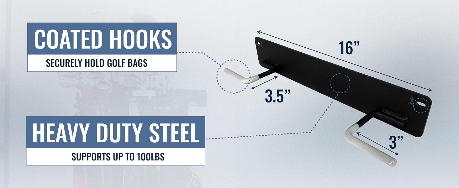 BLAT 2 Golf Bag Wall Mount