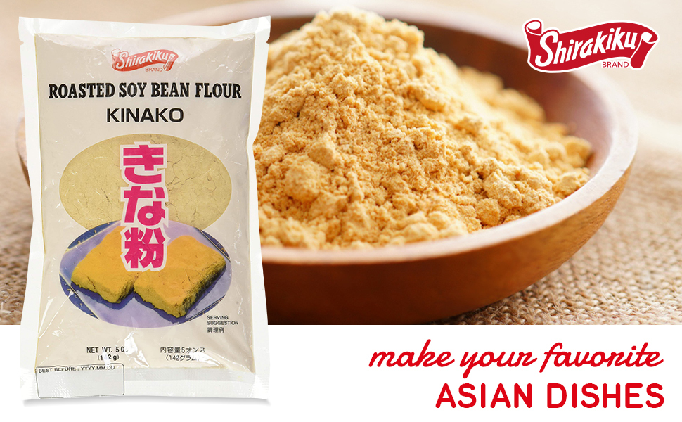 finely ground roasted soybean powder