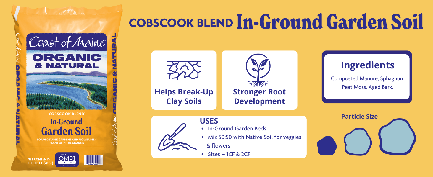 Cobscook Blend In-Ground Garden Soil