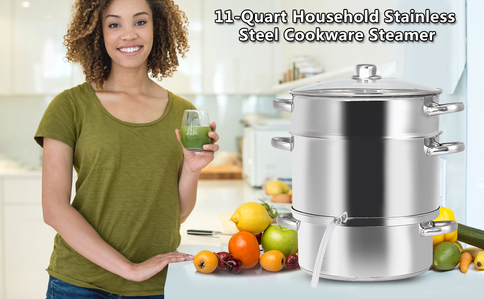 stainless steel juicer steamer