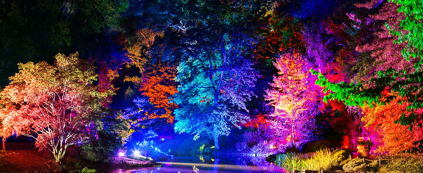 solar spot lights color changing